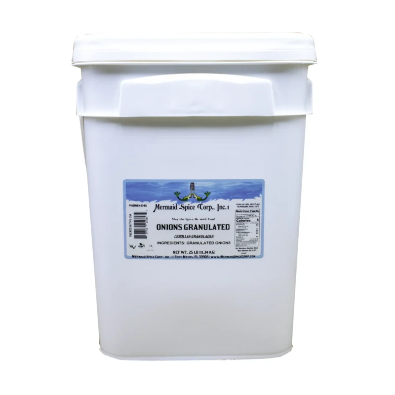 ONIONS (GRANULATED) 25 LB
