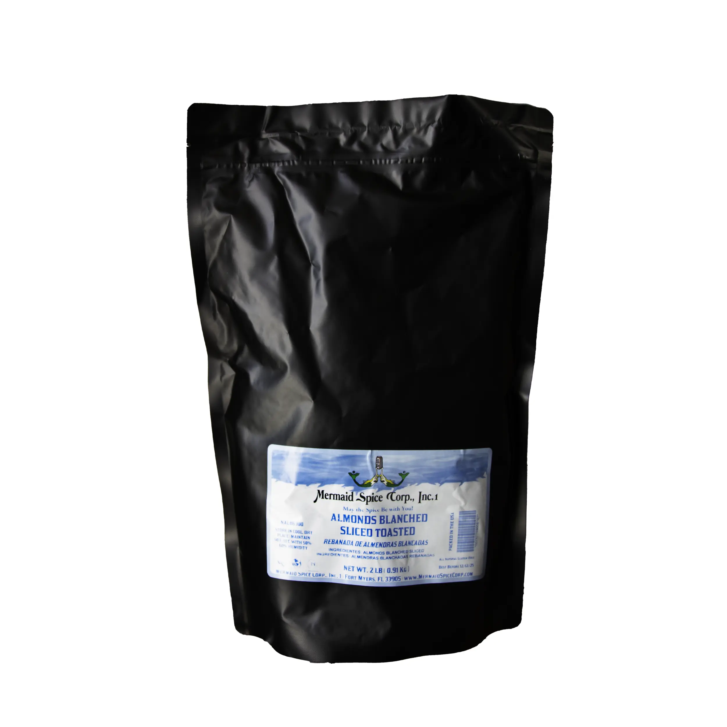ALMONDS (BLANCHED-SLICE TOASTED) 2 LB