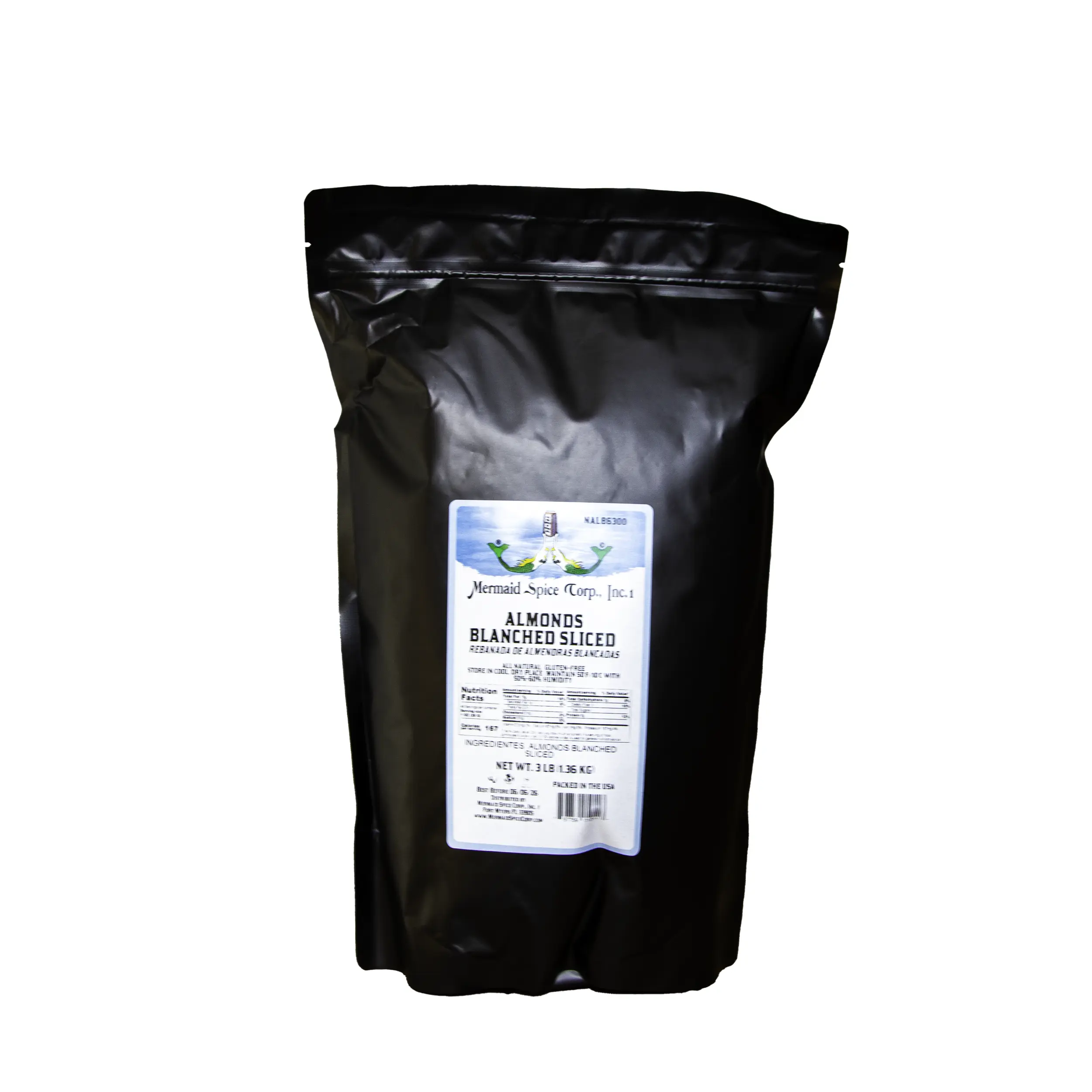 ALMONDS (BLANCHED-SLICE) 3 LB