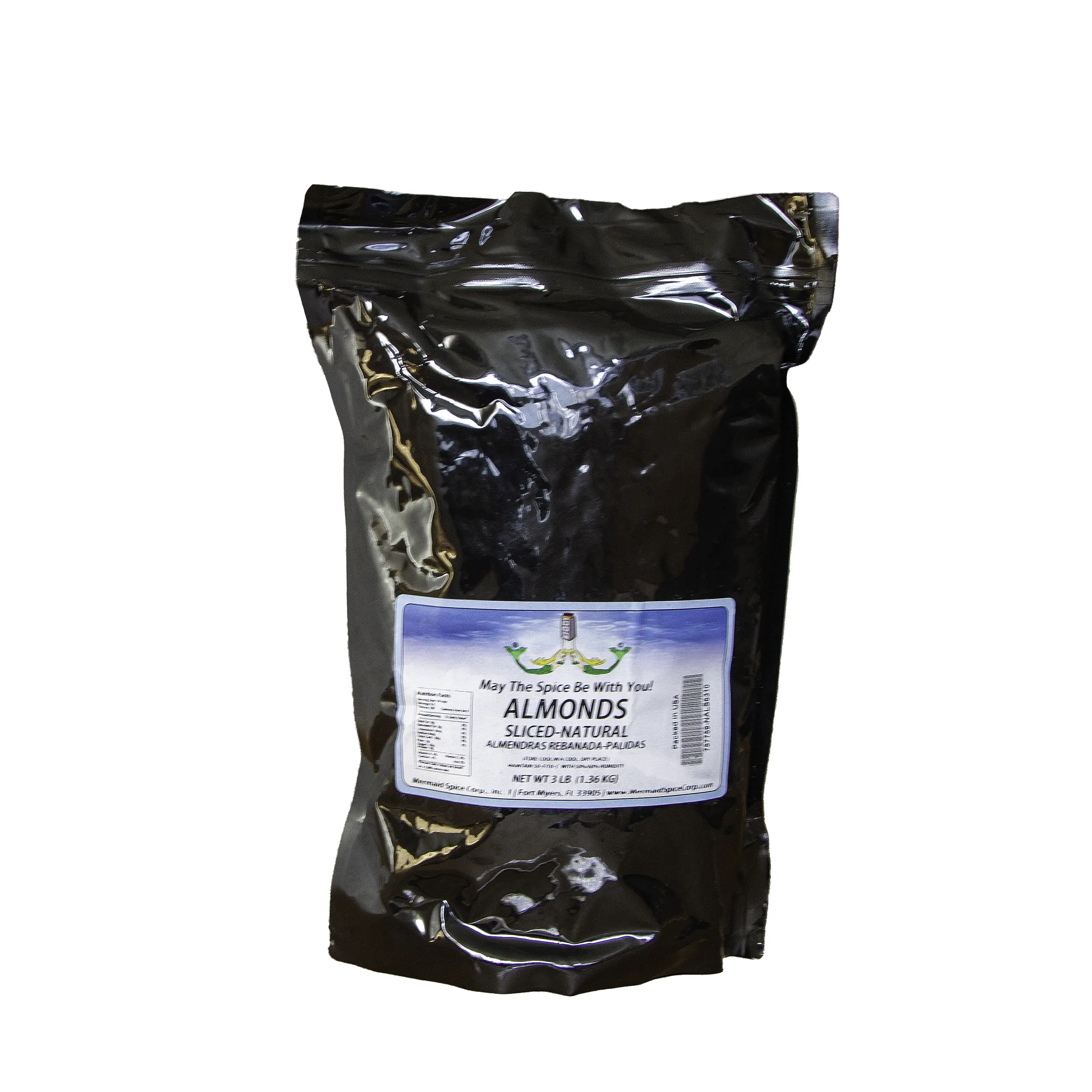 ALMONDS (NATURAL-SLICE) 3 LB