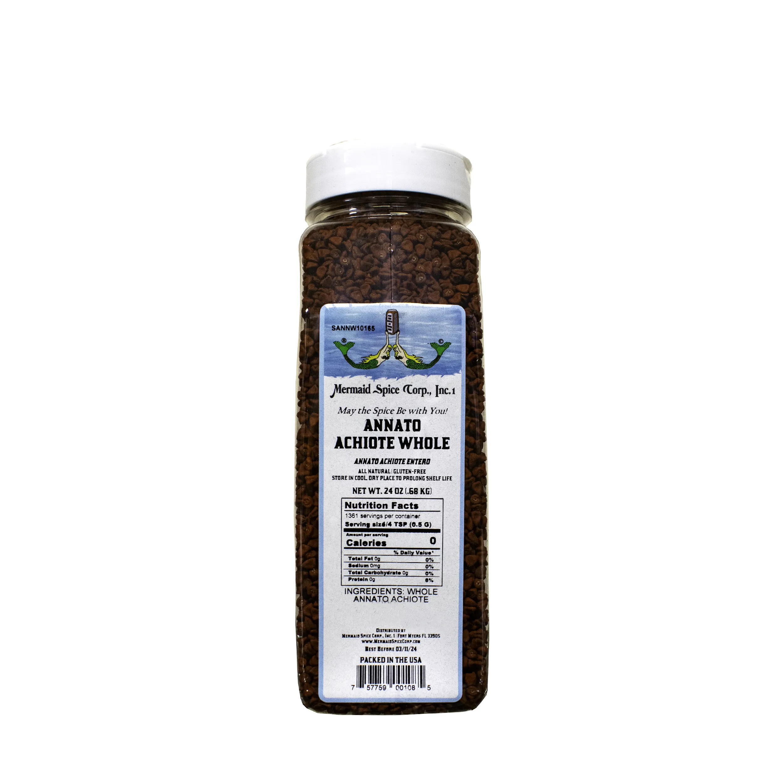 ANNATO ACHIOTE WHOLE 24 OZ