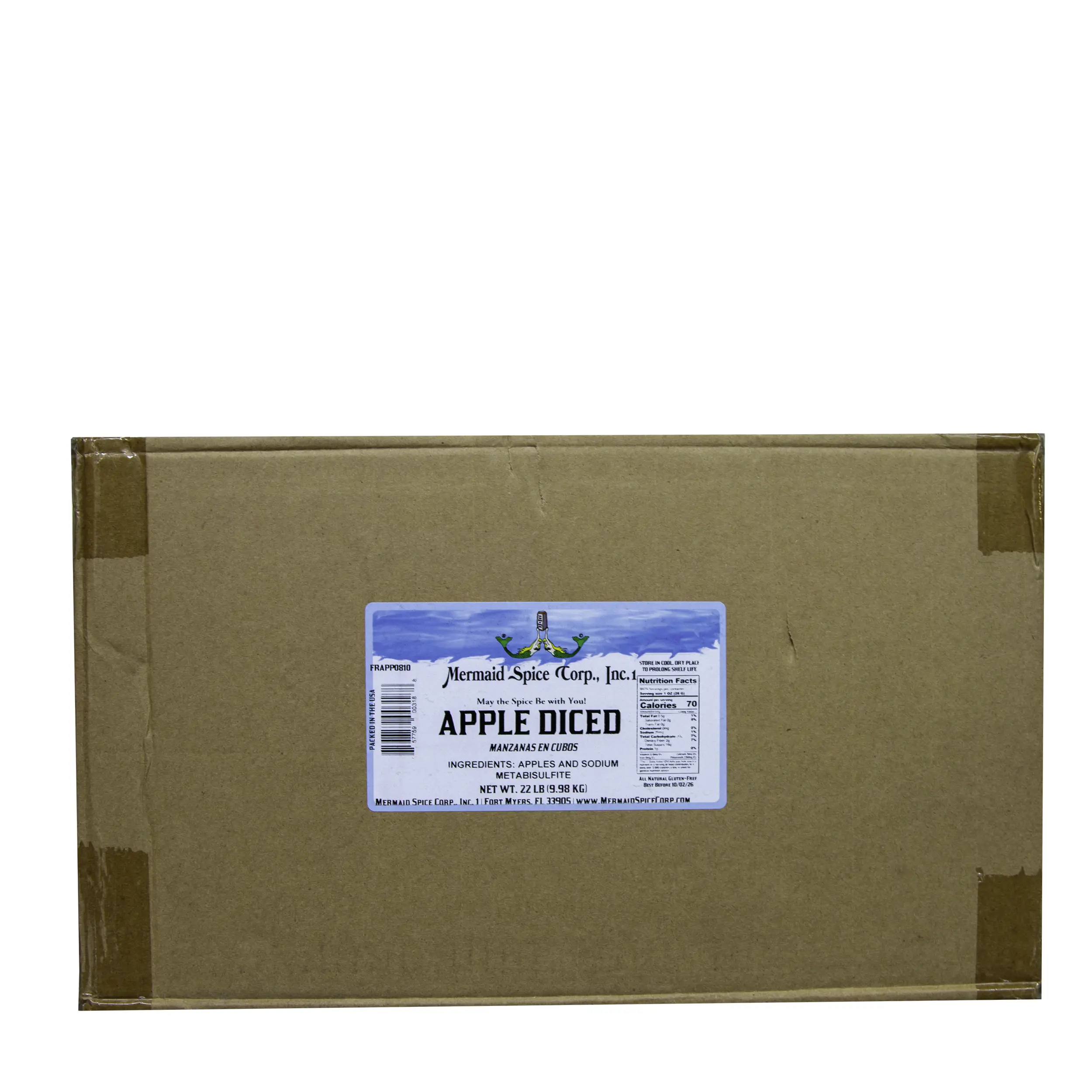 APPLE DICED 22 LBS