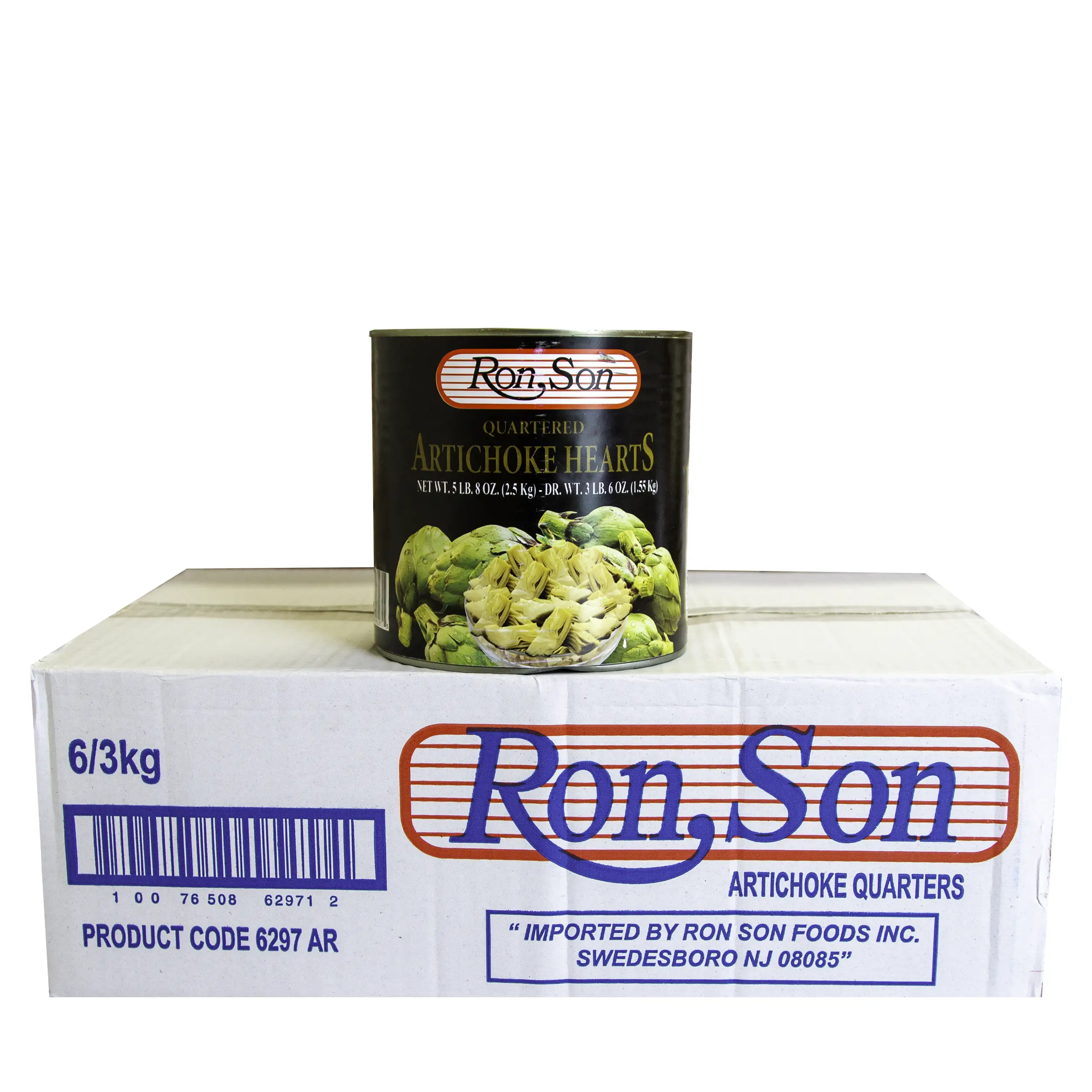 ARTICHOKES QUARTERED  6/3 KG (CASE)
