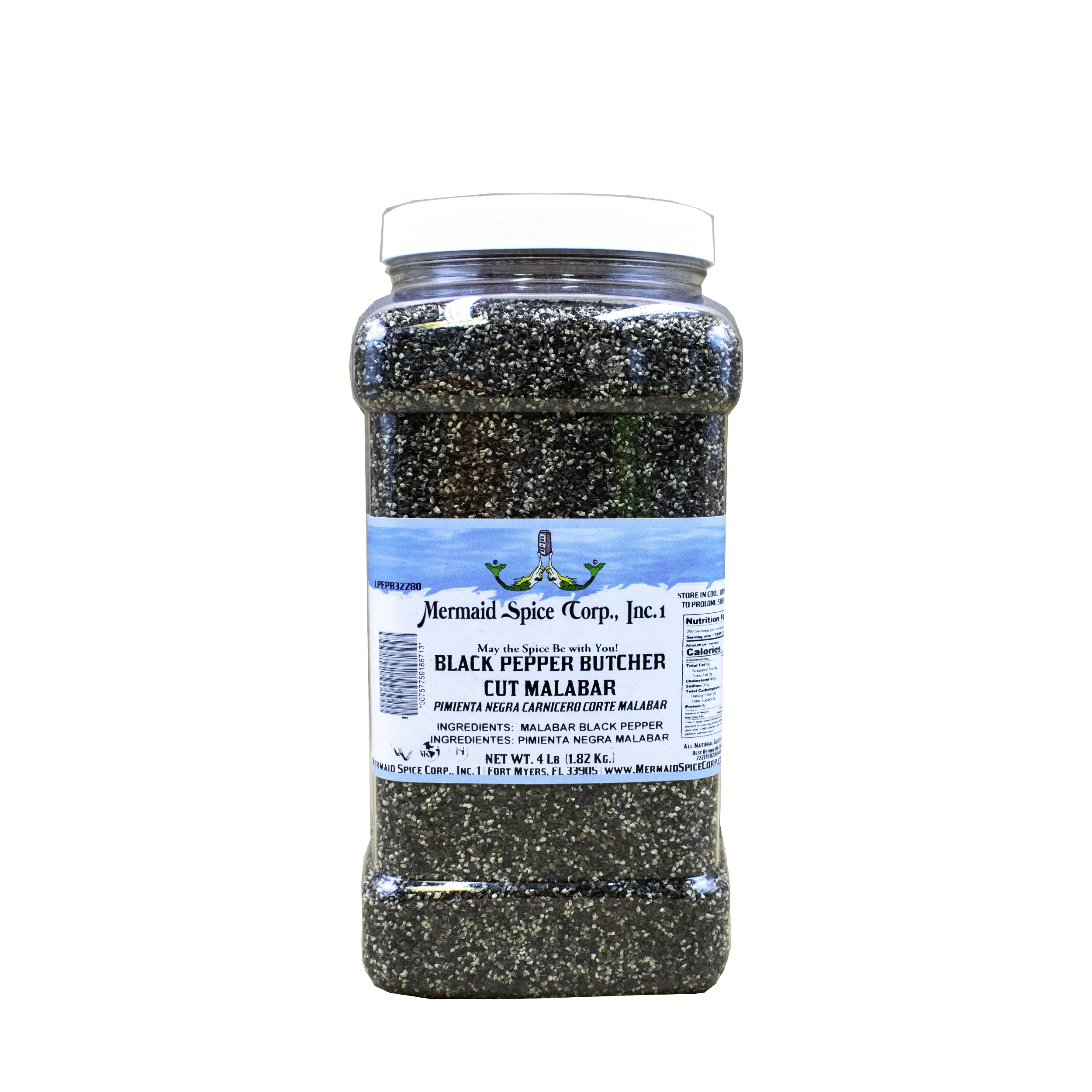 BLACK PEPPER BUTCHER CUT (MALABAR) 4 LB