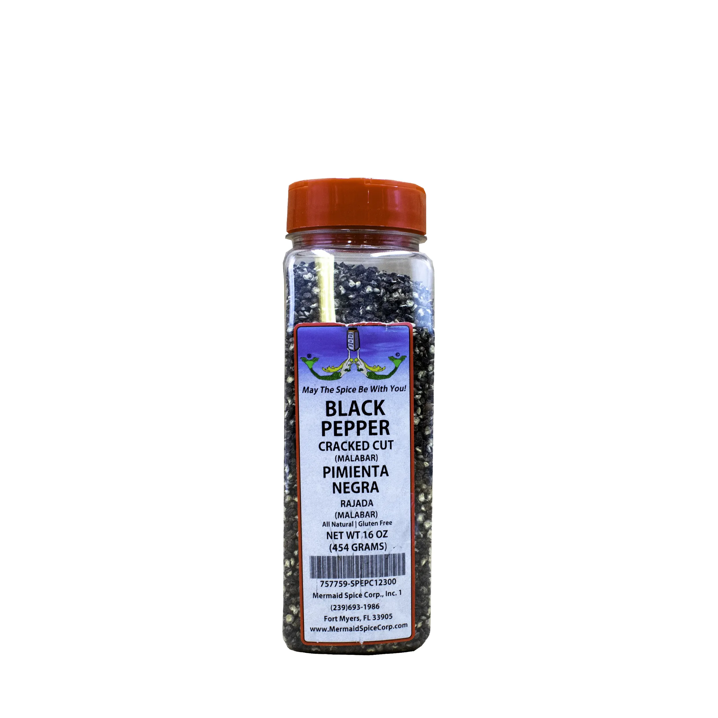 BLACK PEPPER CRACKED CUT (MALABAR) 16 OZ