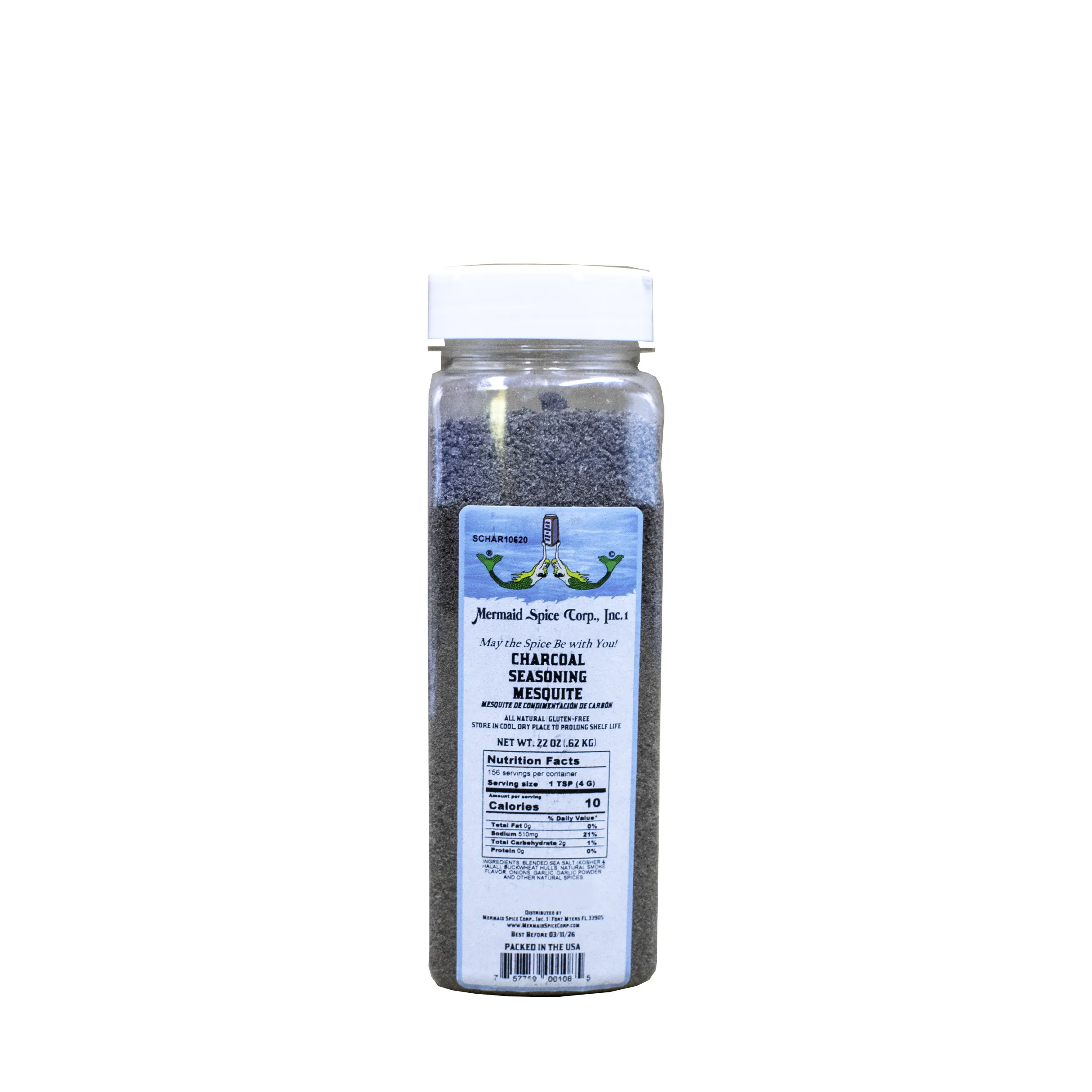 CHARCOAL SEASONING (MESQUITE) 22 OZ