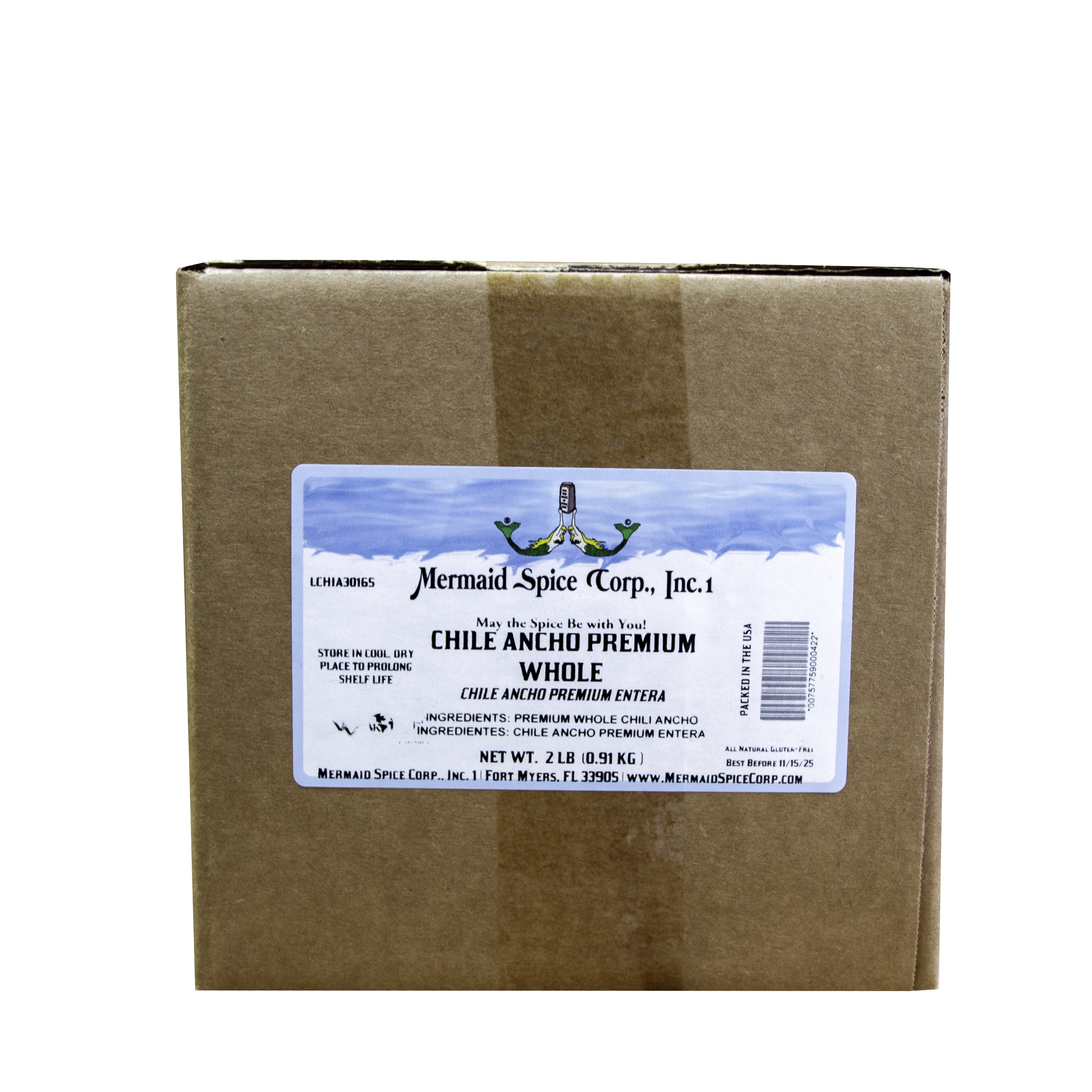 CHILE ANCHO PREMIUM WHOLE 2 LBS