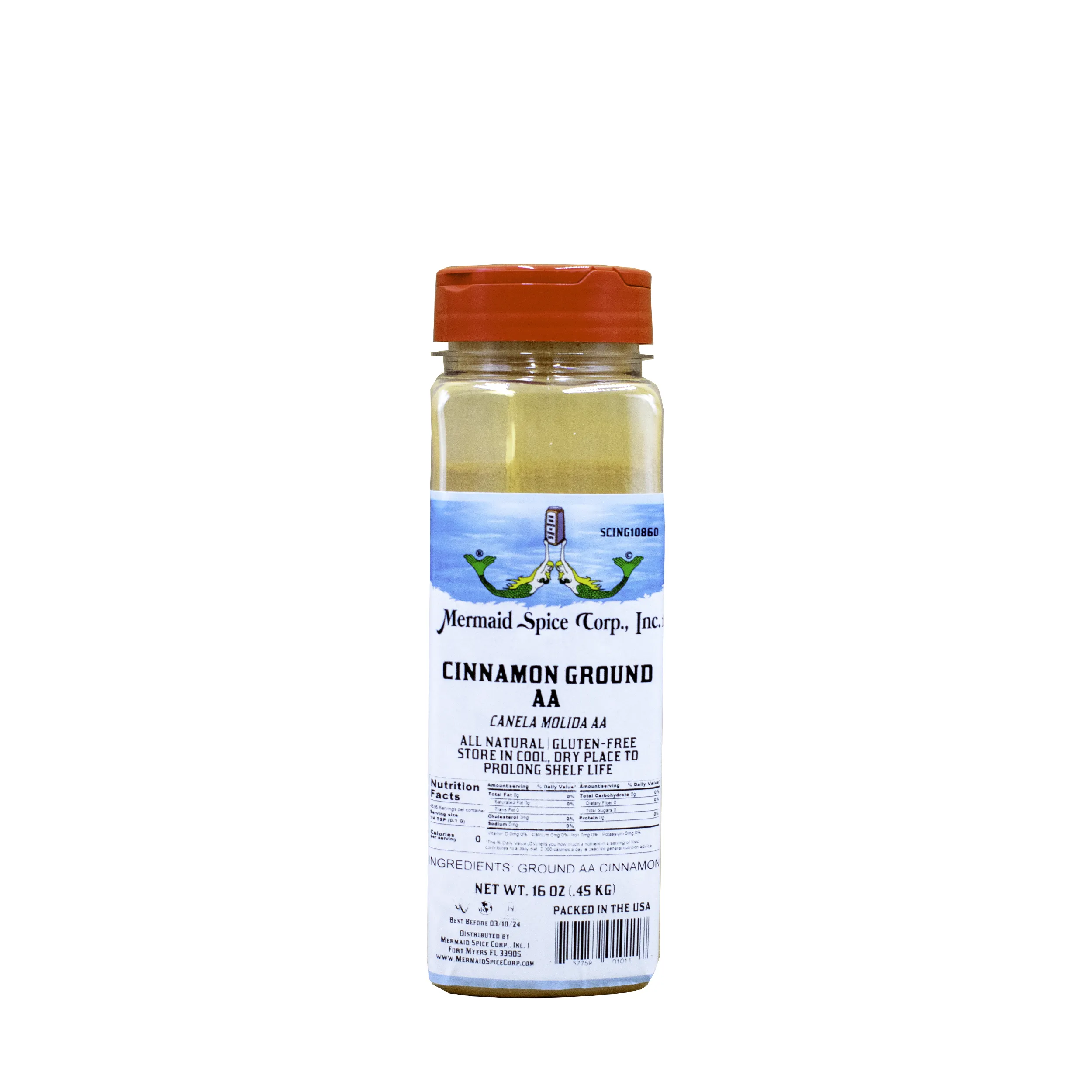 CINNAMON GROUND AA 16 OZ