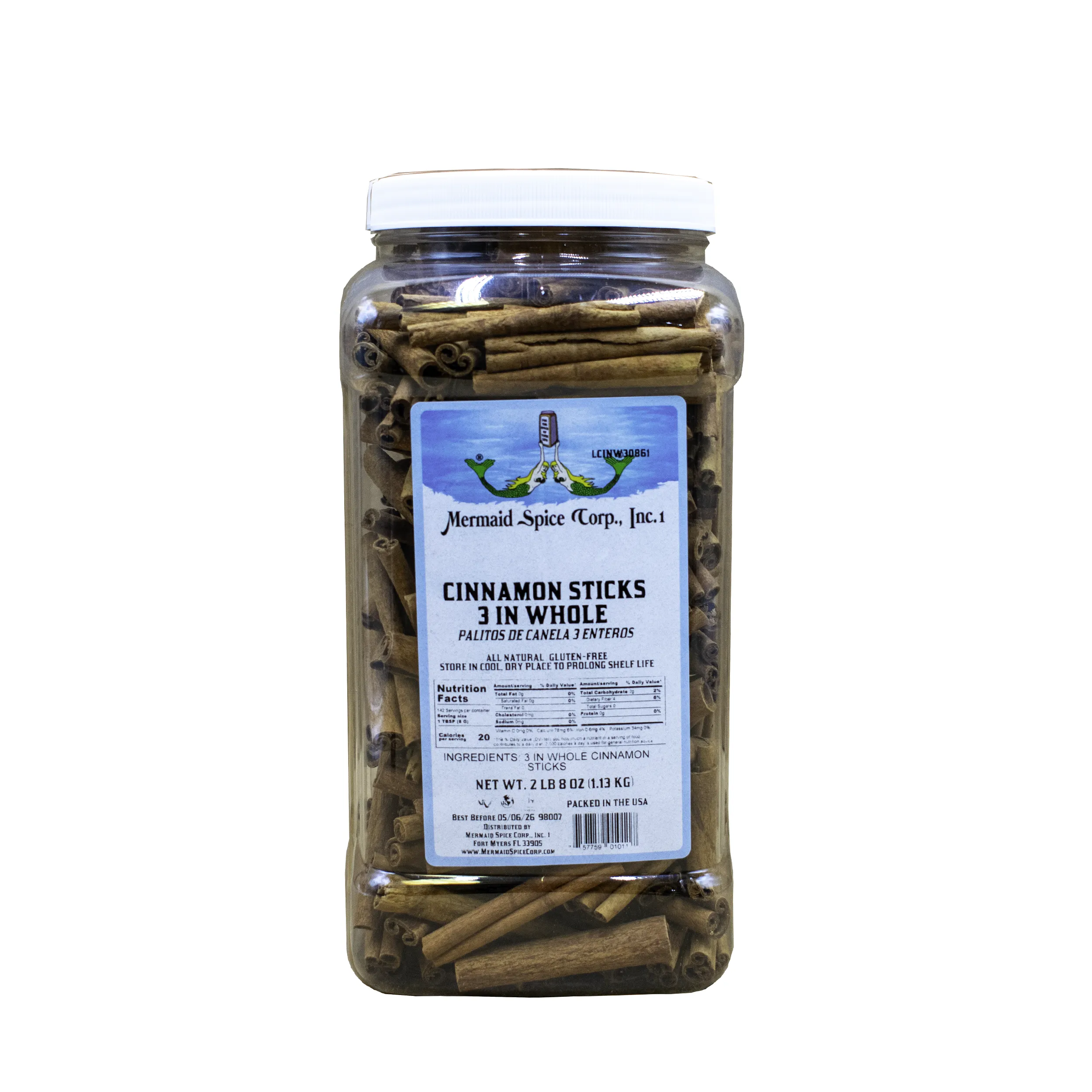 CINNAMON STICKS 3 IN WHOLE  2 LB 8 OZ