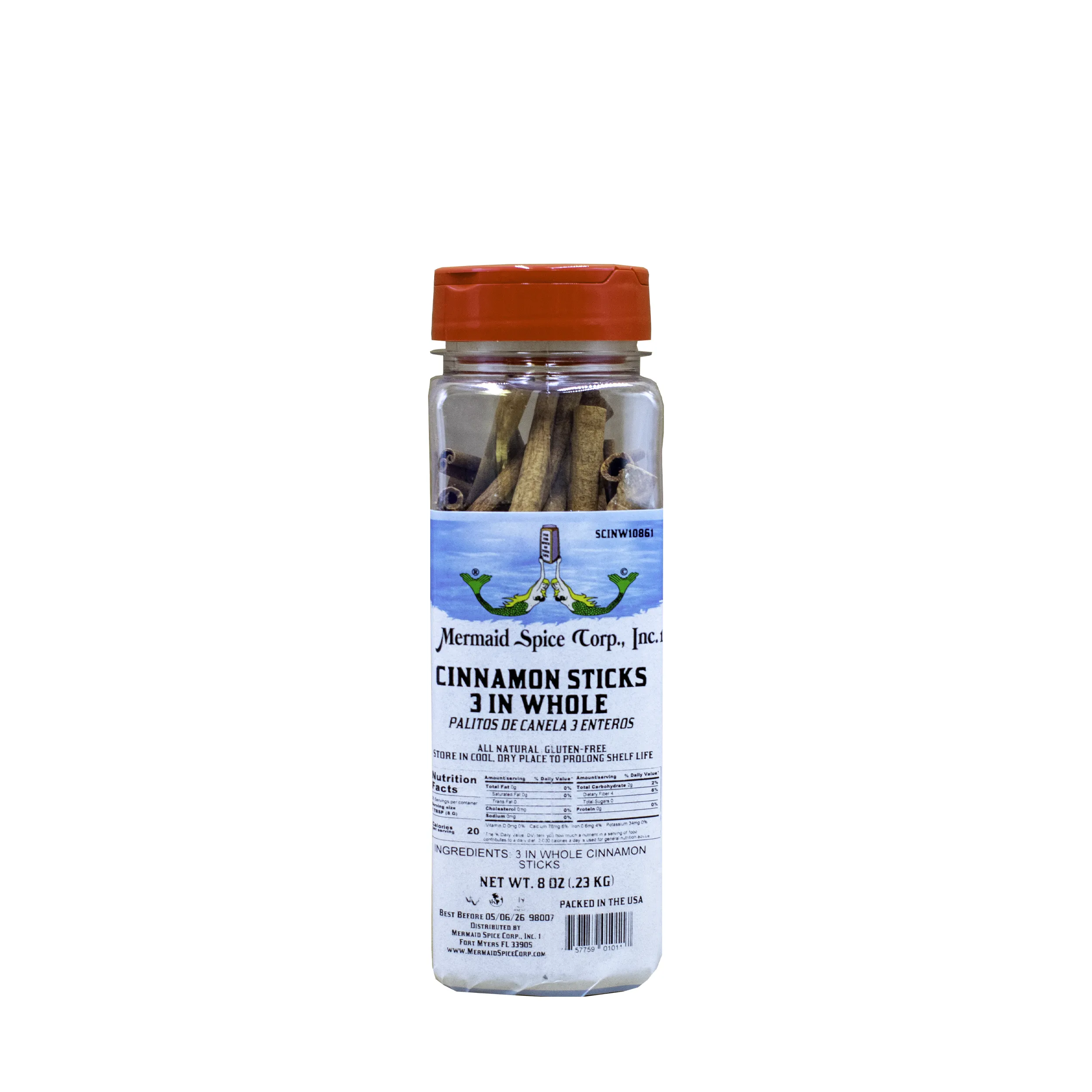 CINNAMON STICKS 3 IN WHOLE 8 OZ