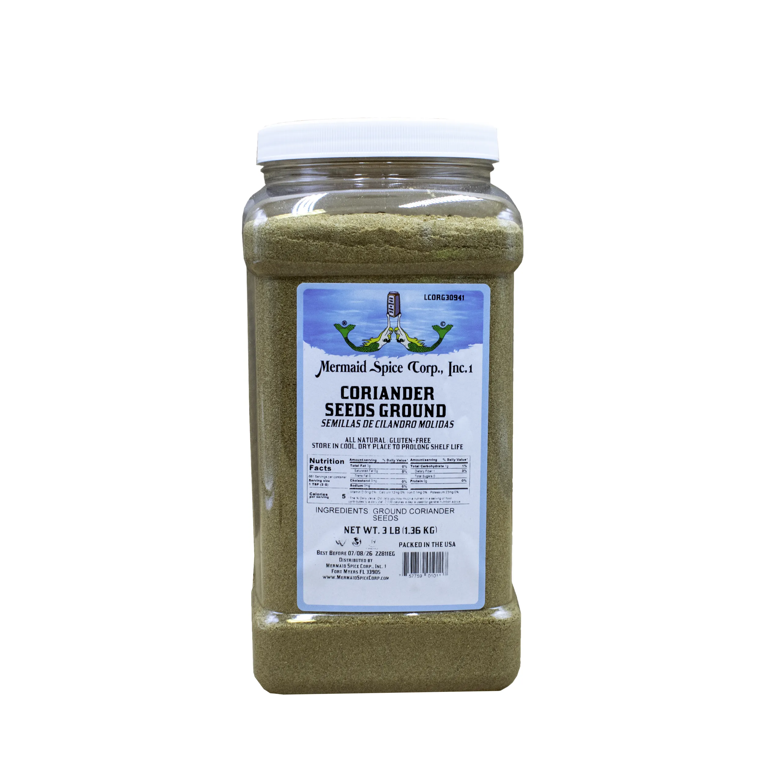 CORIANDER SEEDS GROUND 3 LB