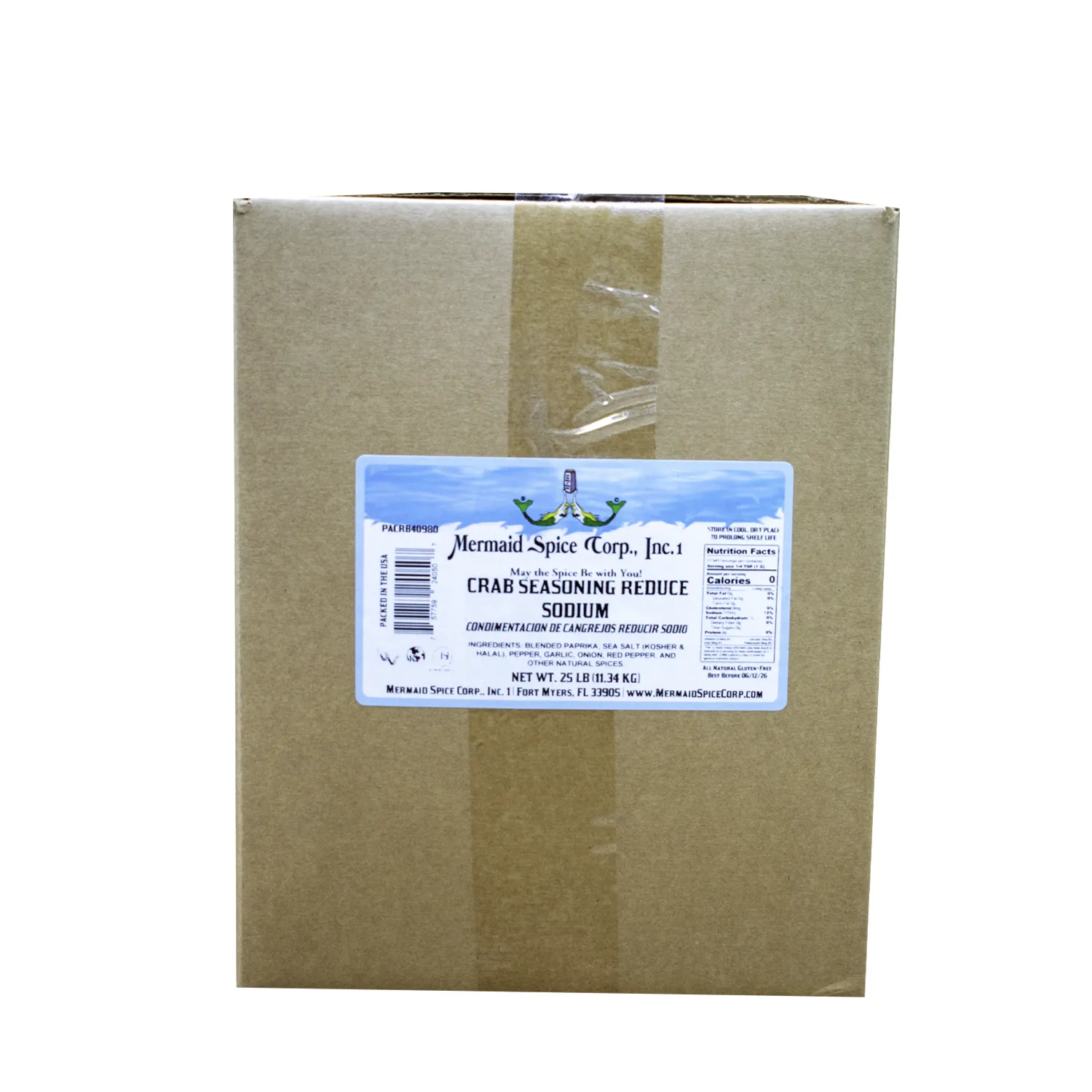 CRAB SEASONING 25 LB REDUCE SODIUM