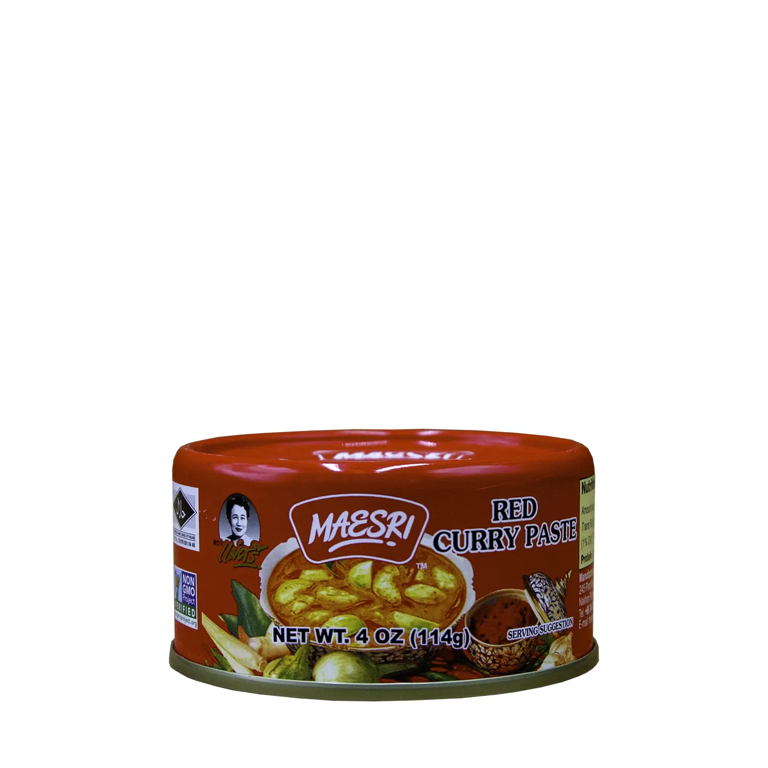 CURRY PASTE (RED) MAESRI 4 OZ