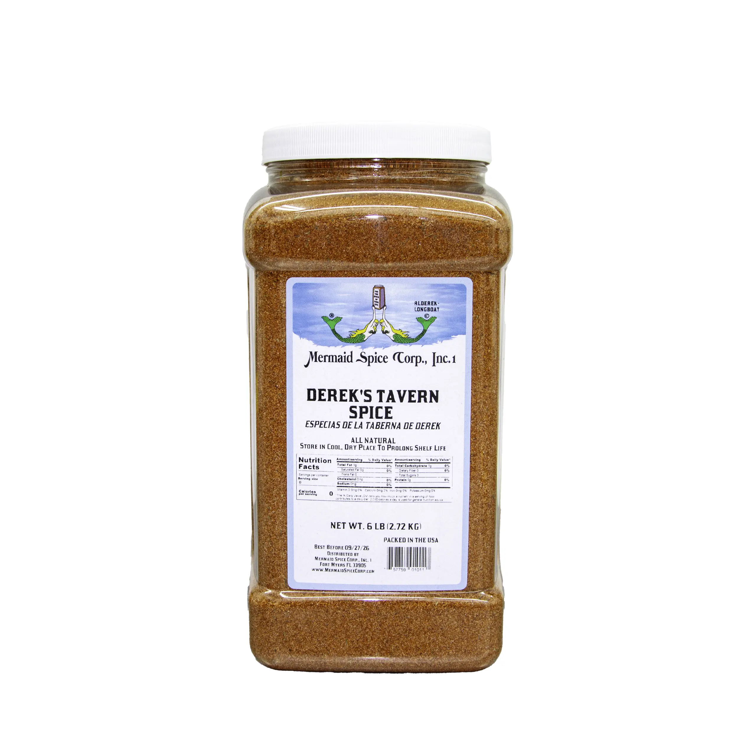 DEREK'S TAVERN SPICE 6 LBS