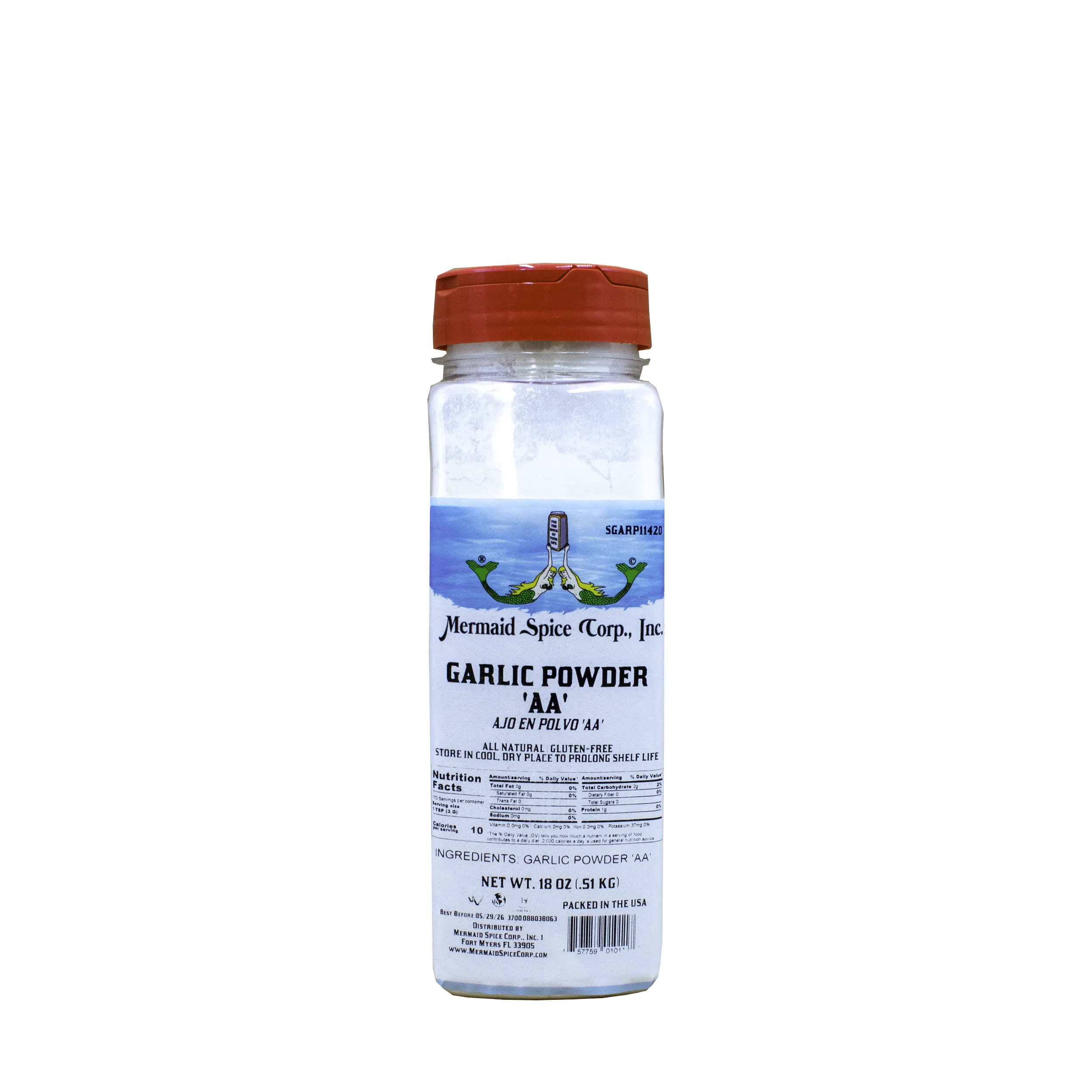 GARLIC POWDER 'AA'  18 OZ