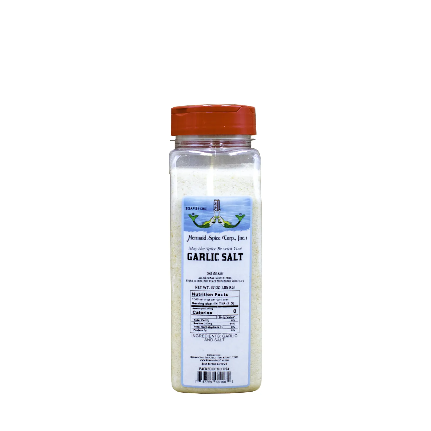 GARLIC SALT 37 OZ