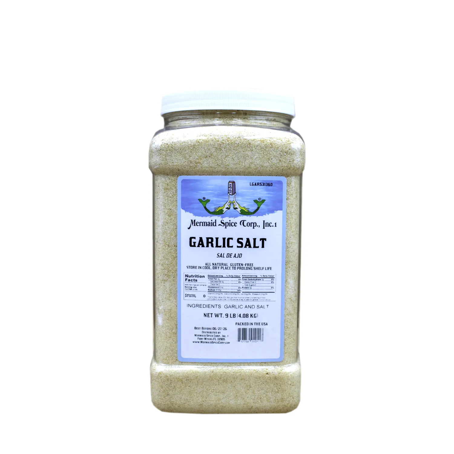 GARLIC SALT 9 LB