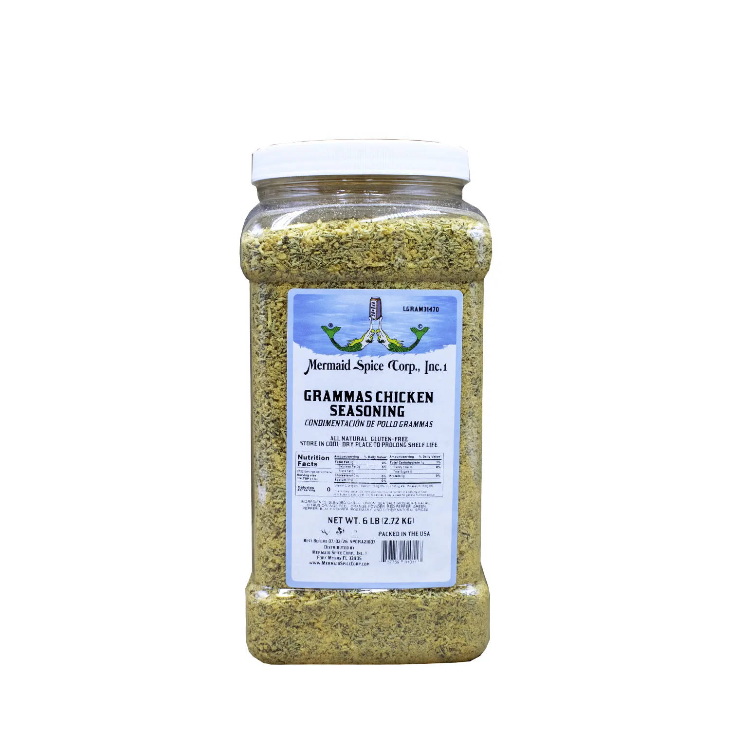 GRAMMAS CHICKEN SEASONING  6 LB