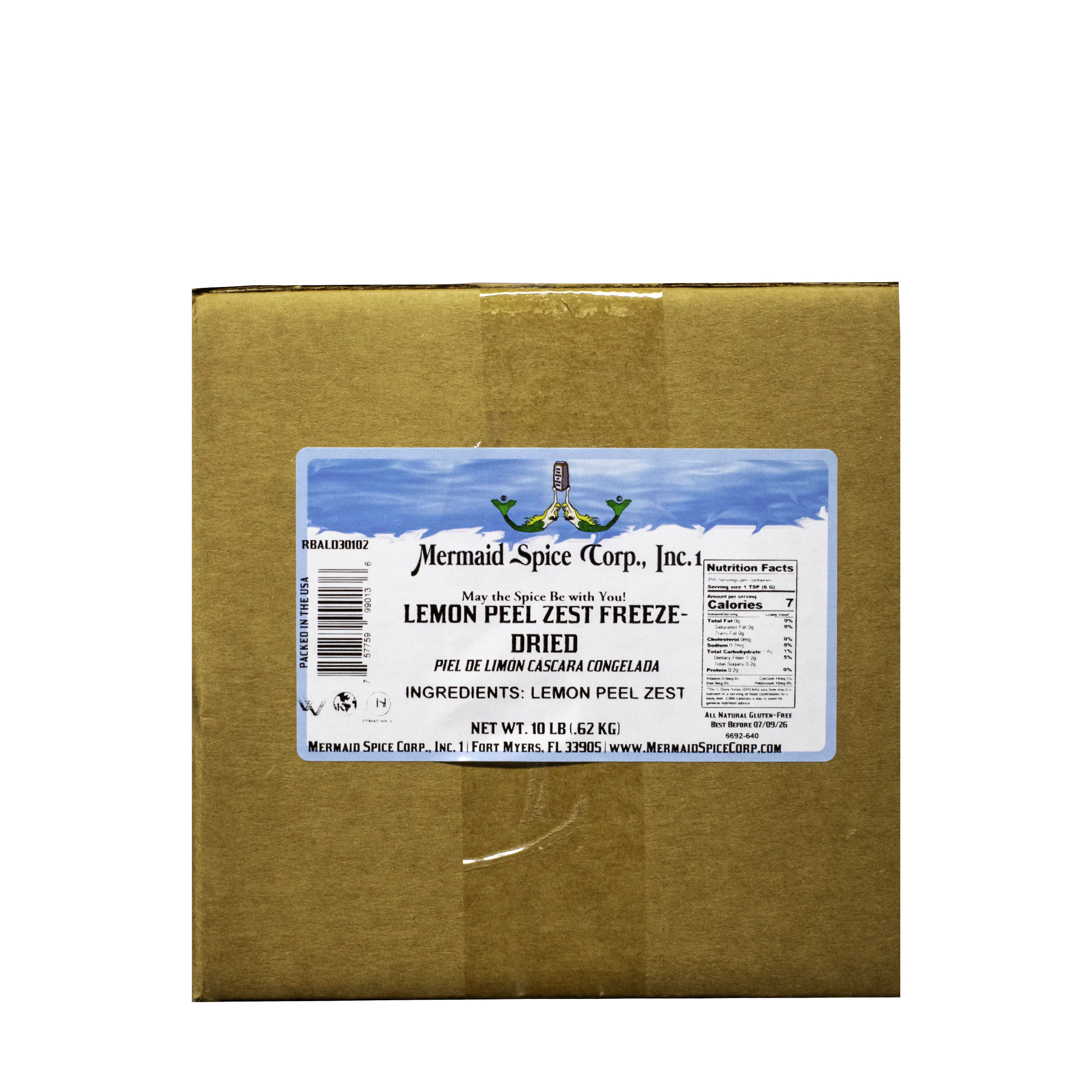 LEMON PEEL ZEET 10 LBS BOX