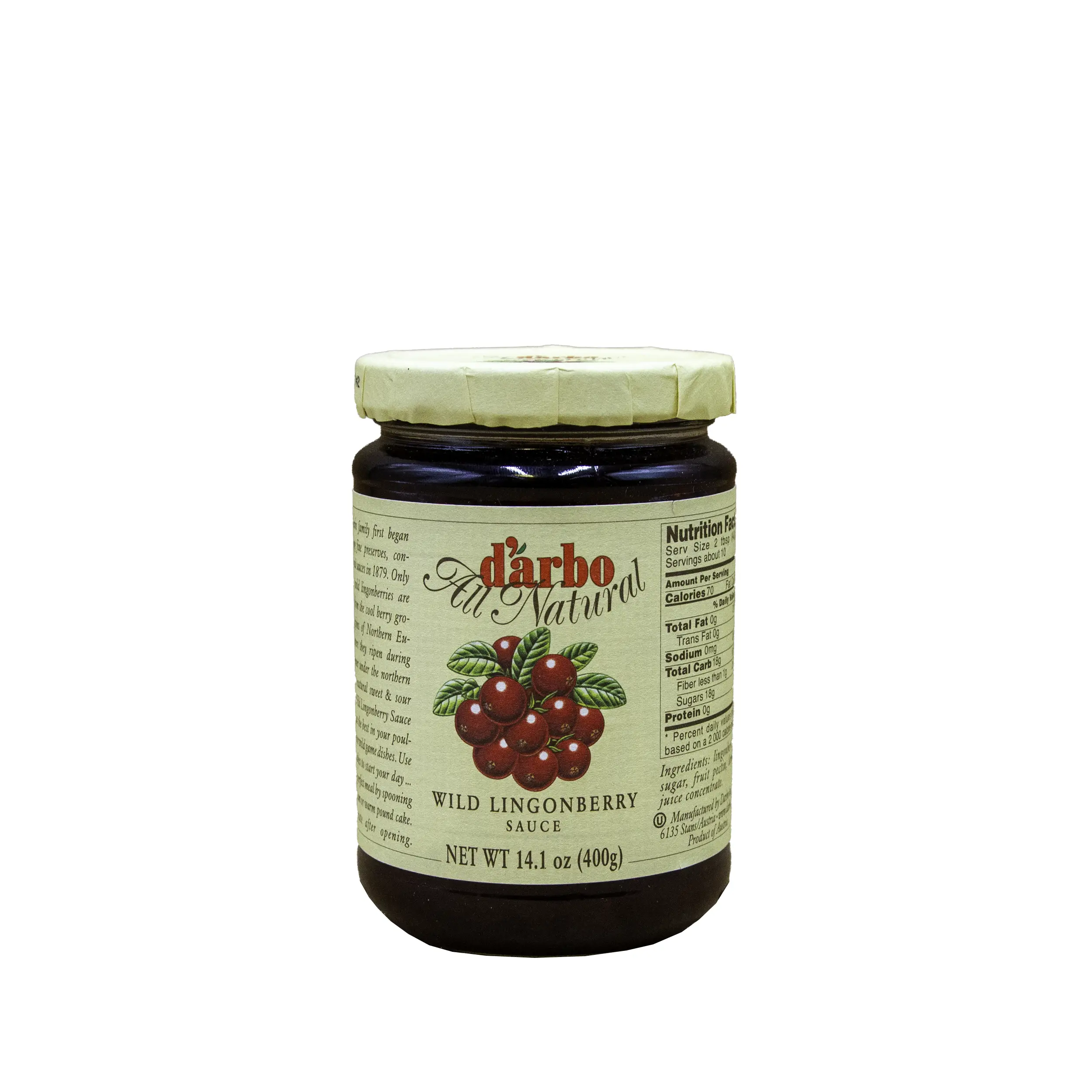 LINGONBERRY PRESERVES (FELIX) 14.5 OZ