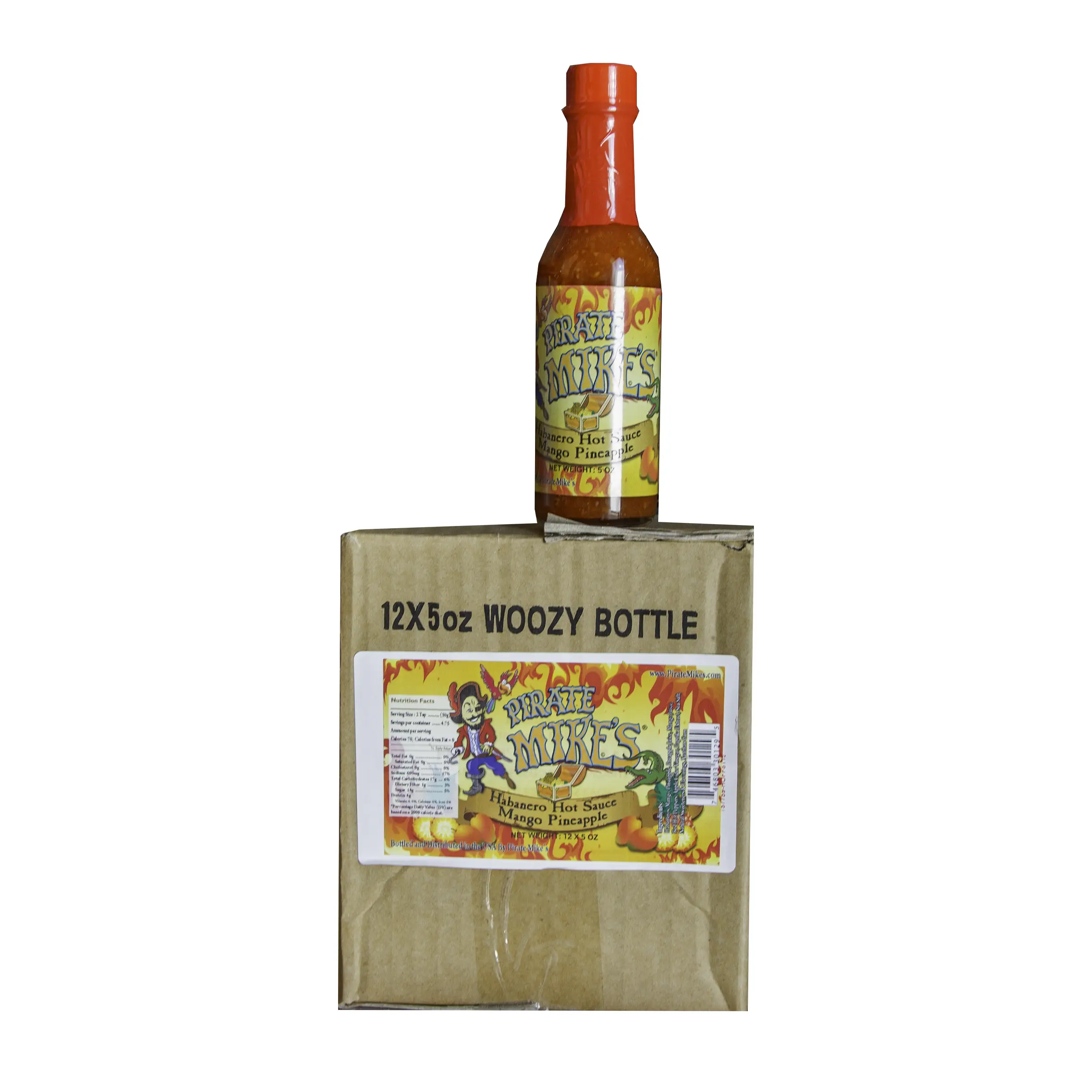MANGO-PINEAPPLE HABANERO HOT SAUCE  5 OZ X 12