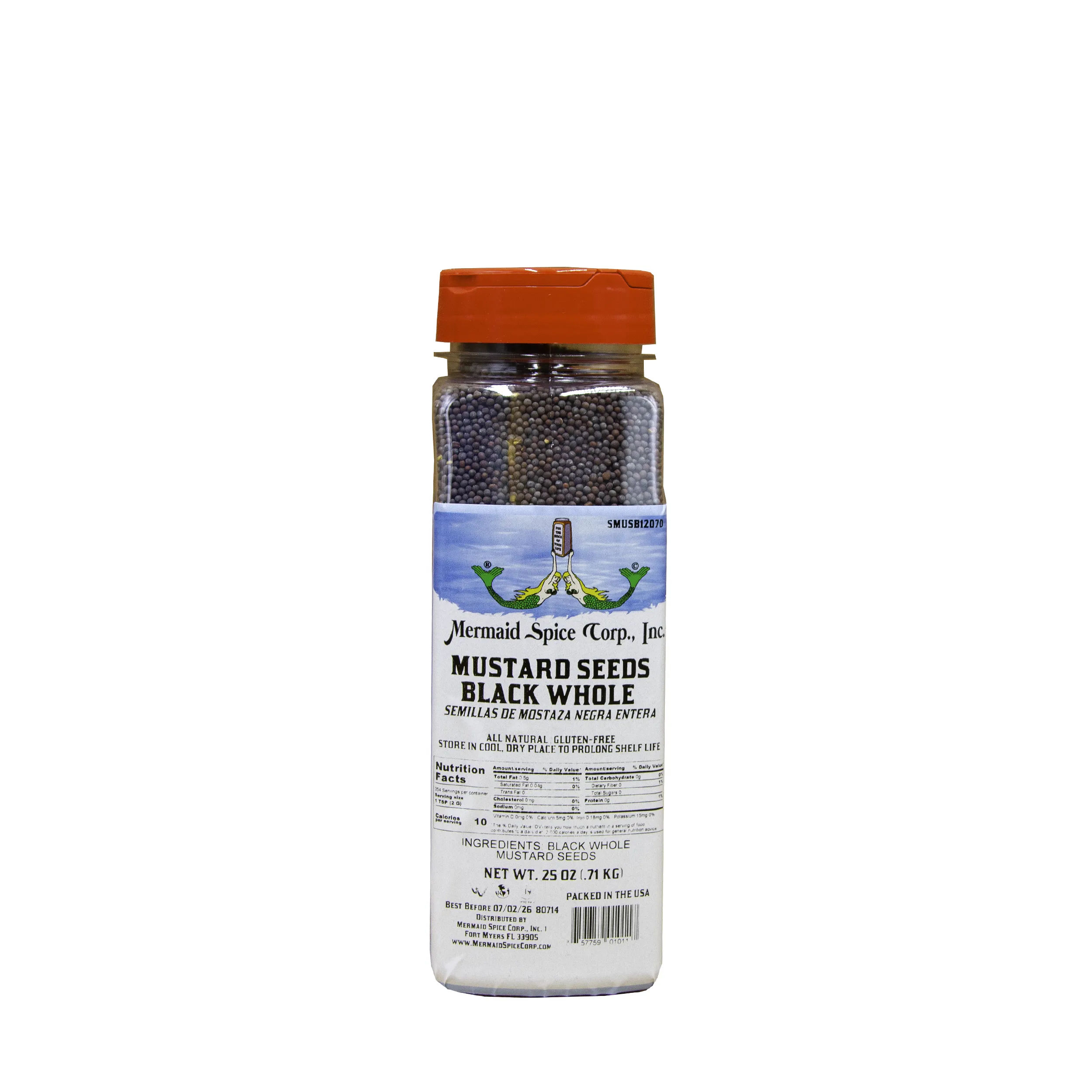 MUSTARD SEEDS (BLACK) WHOLE 25 OZ