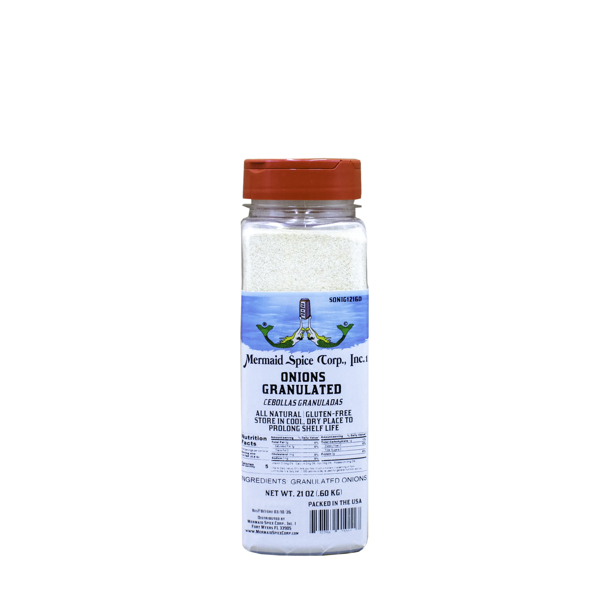 ONIONS (GRANULATED) 21 OZ