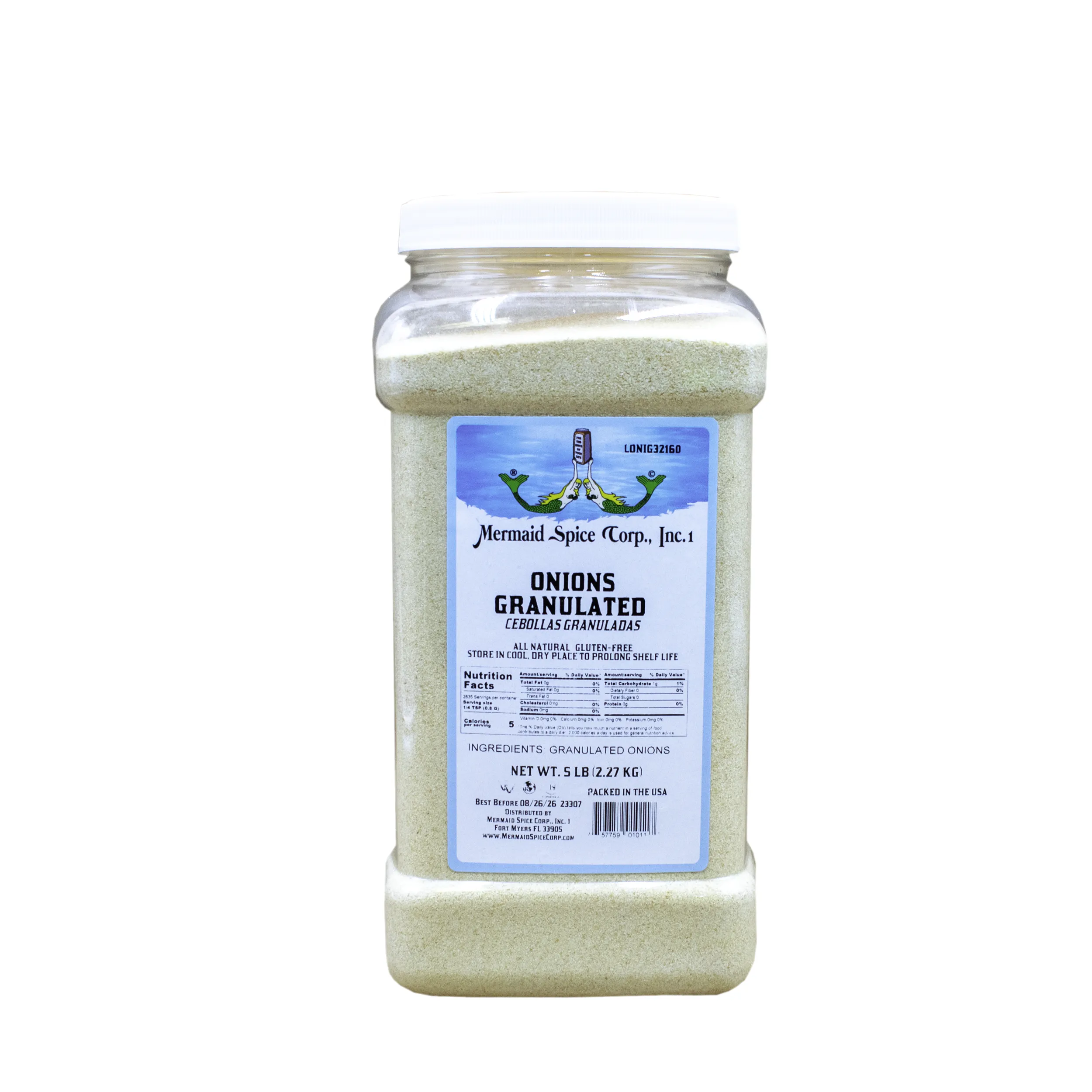 ONIONS (GRANULATED) 5 LB