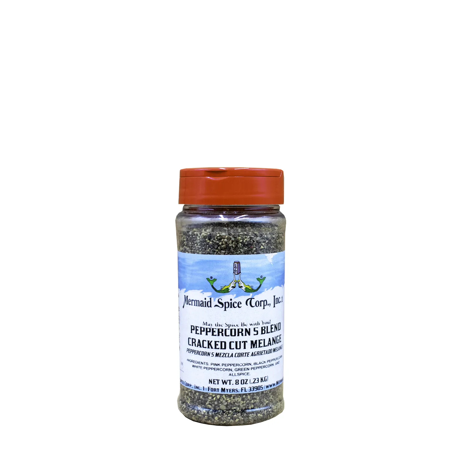 PEPPERCORN (5 BLEND) CRACKED CUT (MELANGE) 8 OZ
