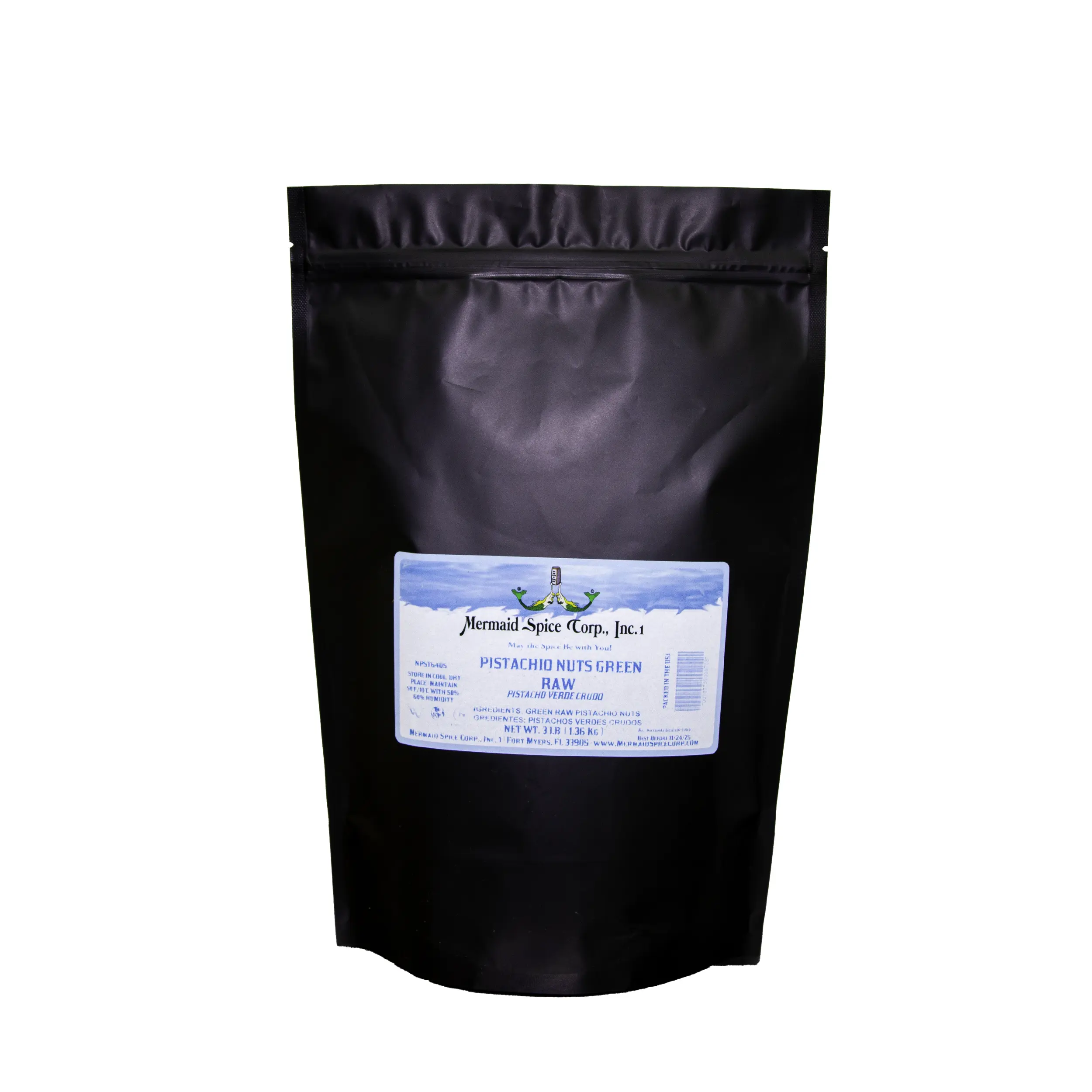 PISTACHIOS (GREEN-RAW) 3 LB
