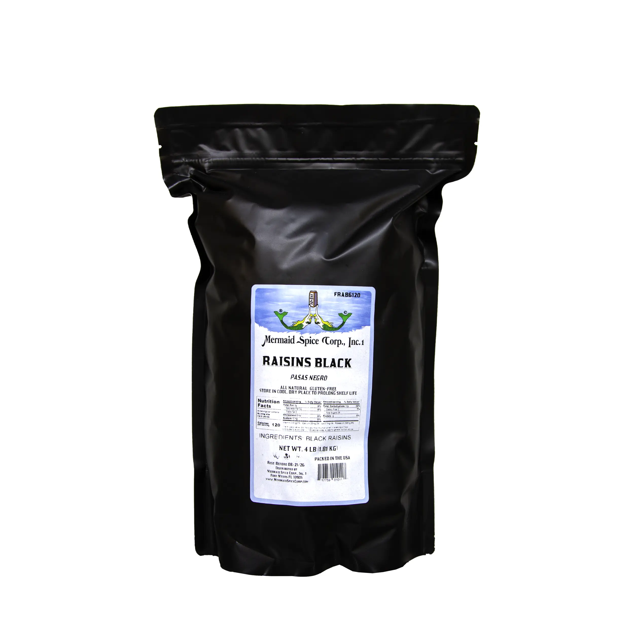 RAISINS (BLACK) 4 LB