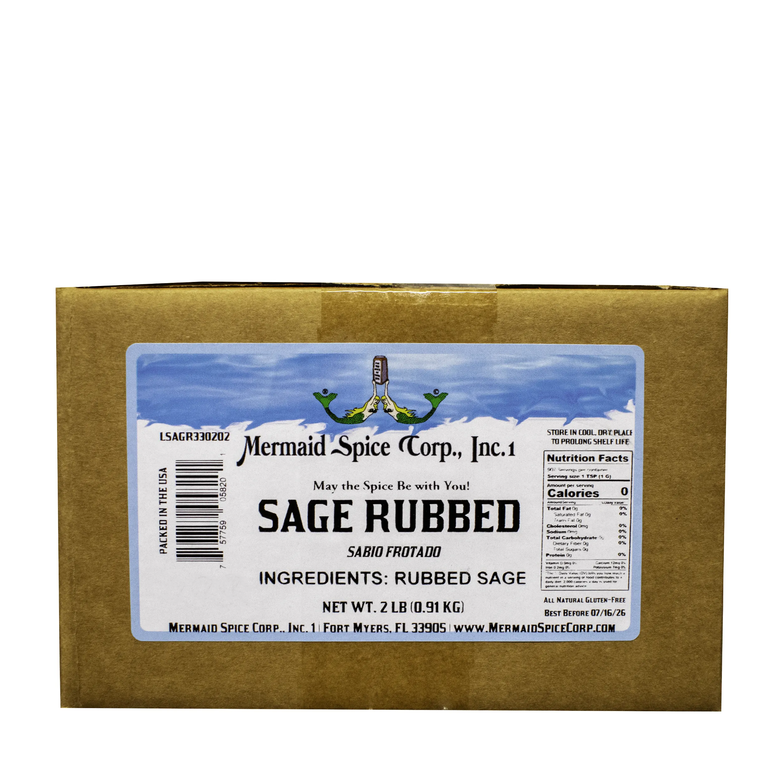 SAGE RUBBED 2 LB