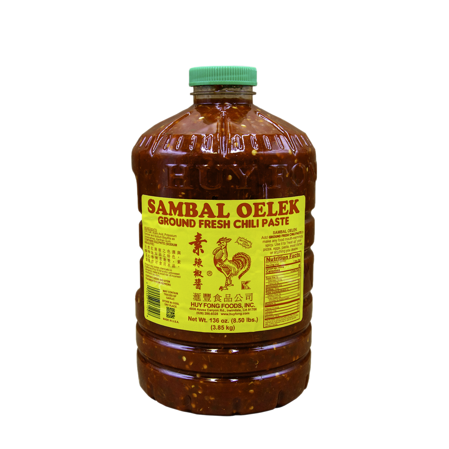 SAMBAL CHILI PASTE 1 GALLON