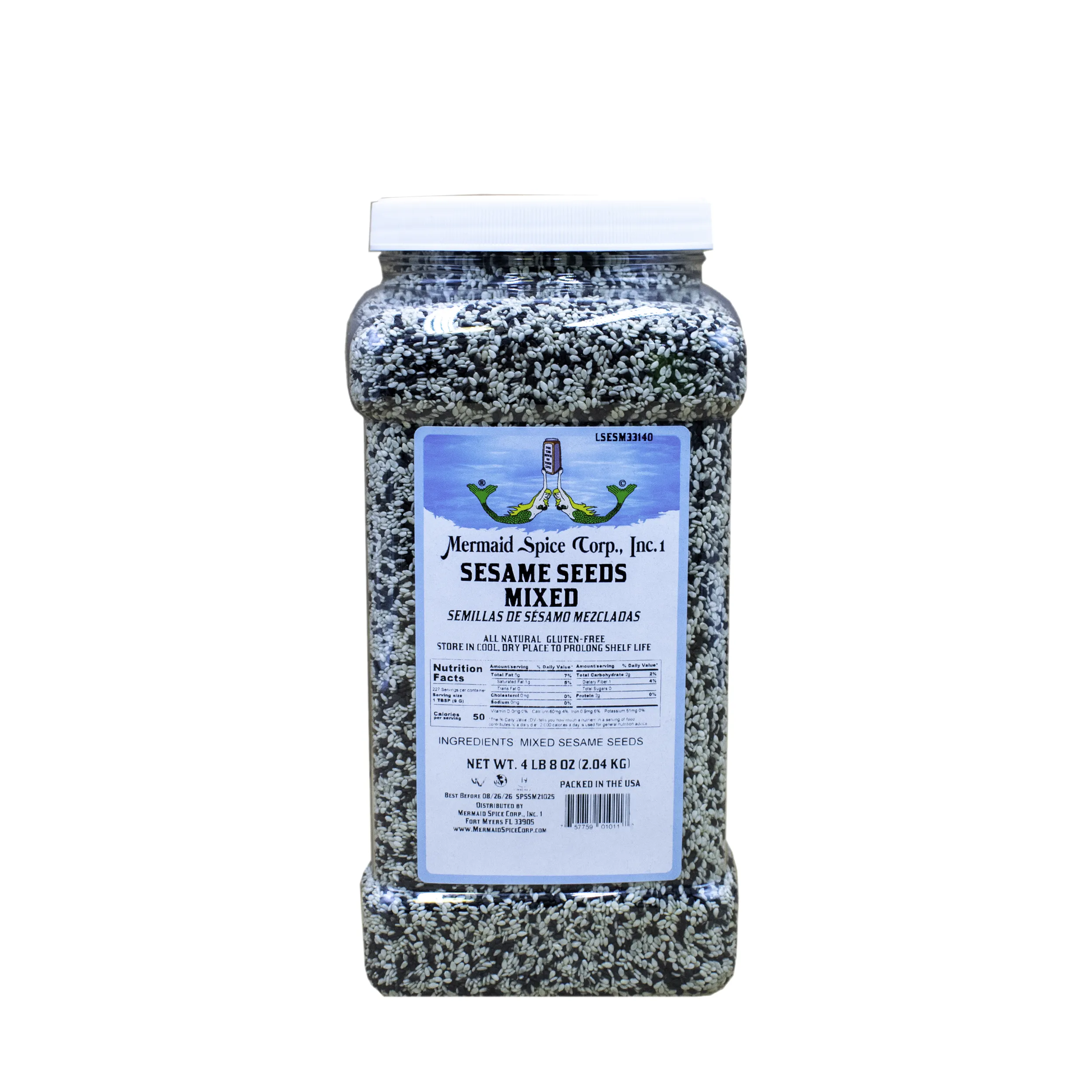SESAME SEEDS (MIXED) 4 LB 8 OZ