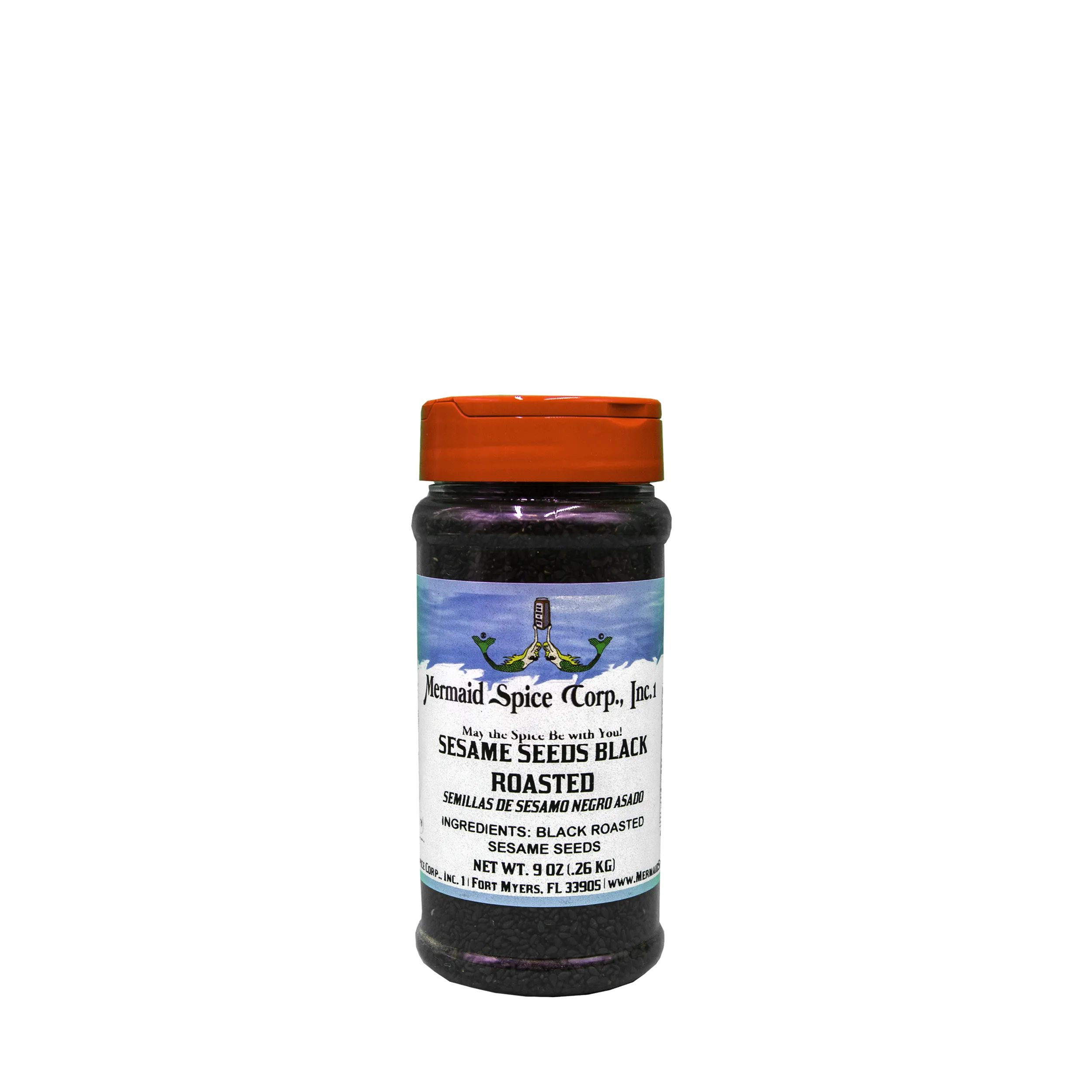 SESAME SEEDS BLACK (ROASTED) 9 OZ