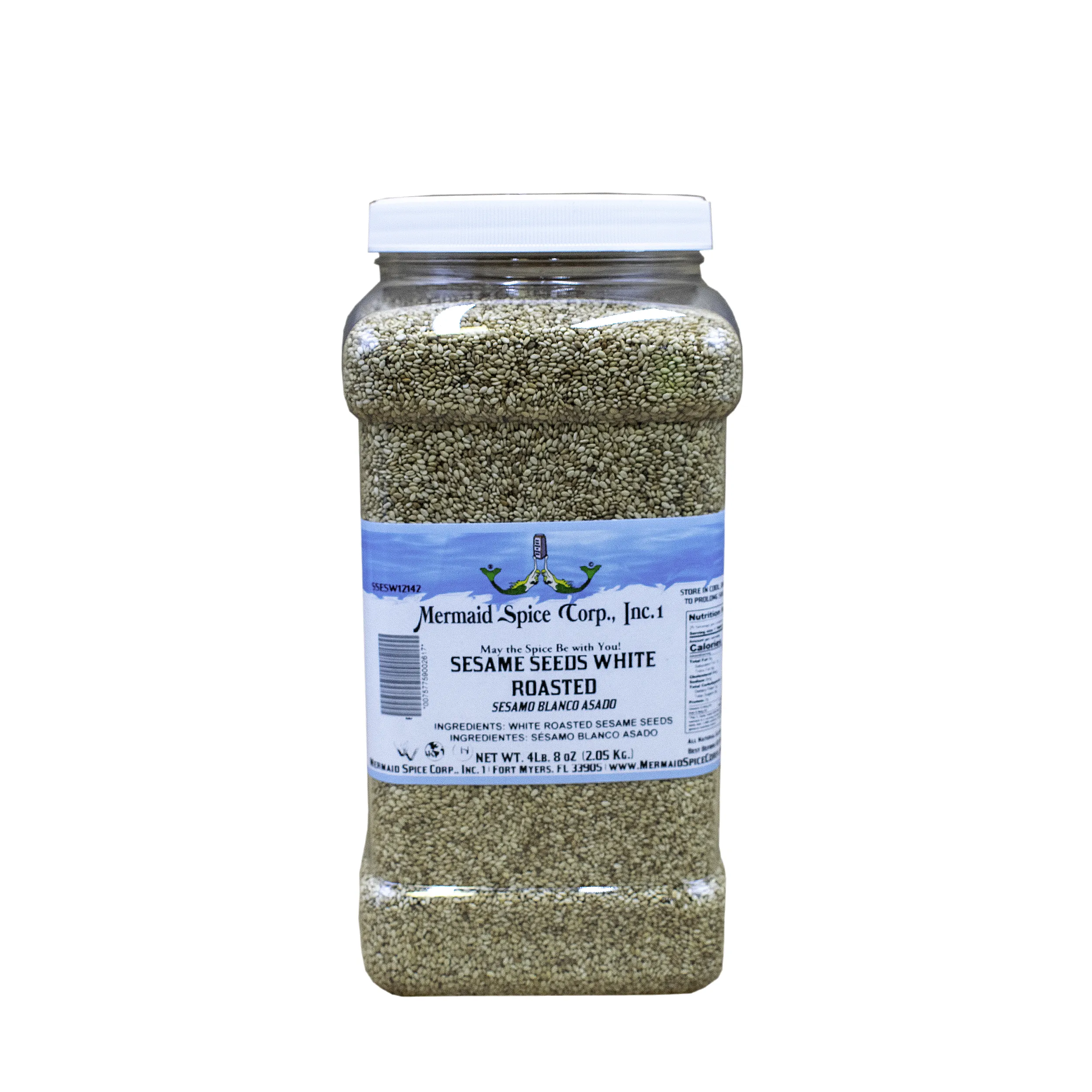 SESAME SEEDS WHITE (ROASTED) 4 LB 8 OZ