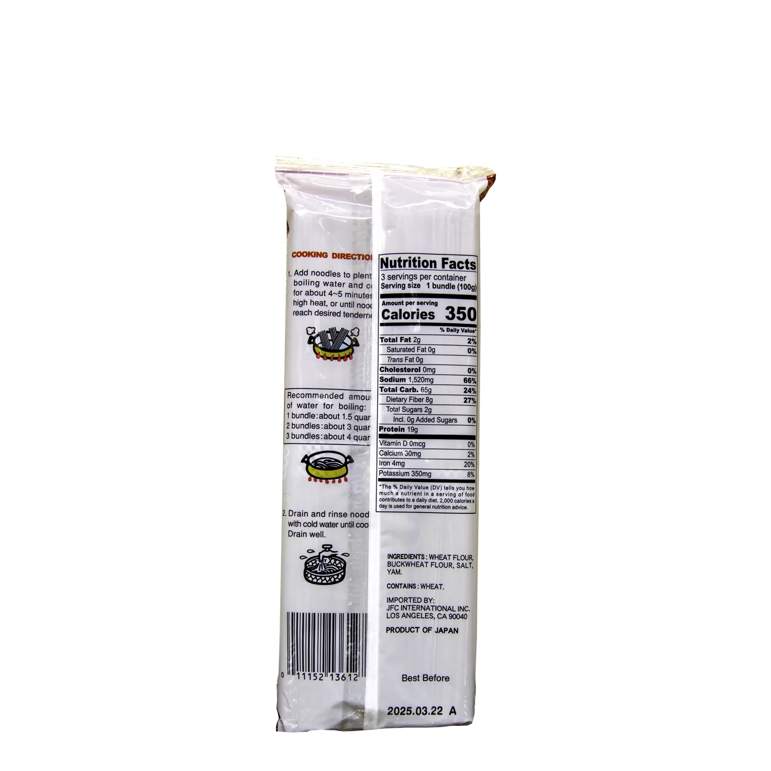SOBA BUCKWHEAT NOODLES 10.58 OZ