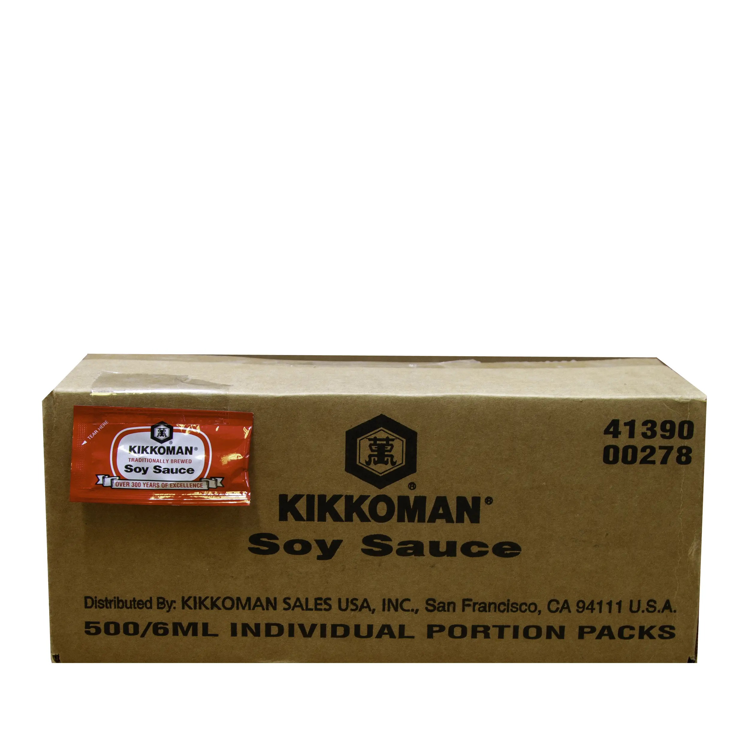 SOY SAUCE PACK -KIKKOMAN ..(TO GO)  500CT