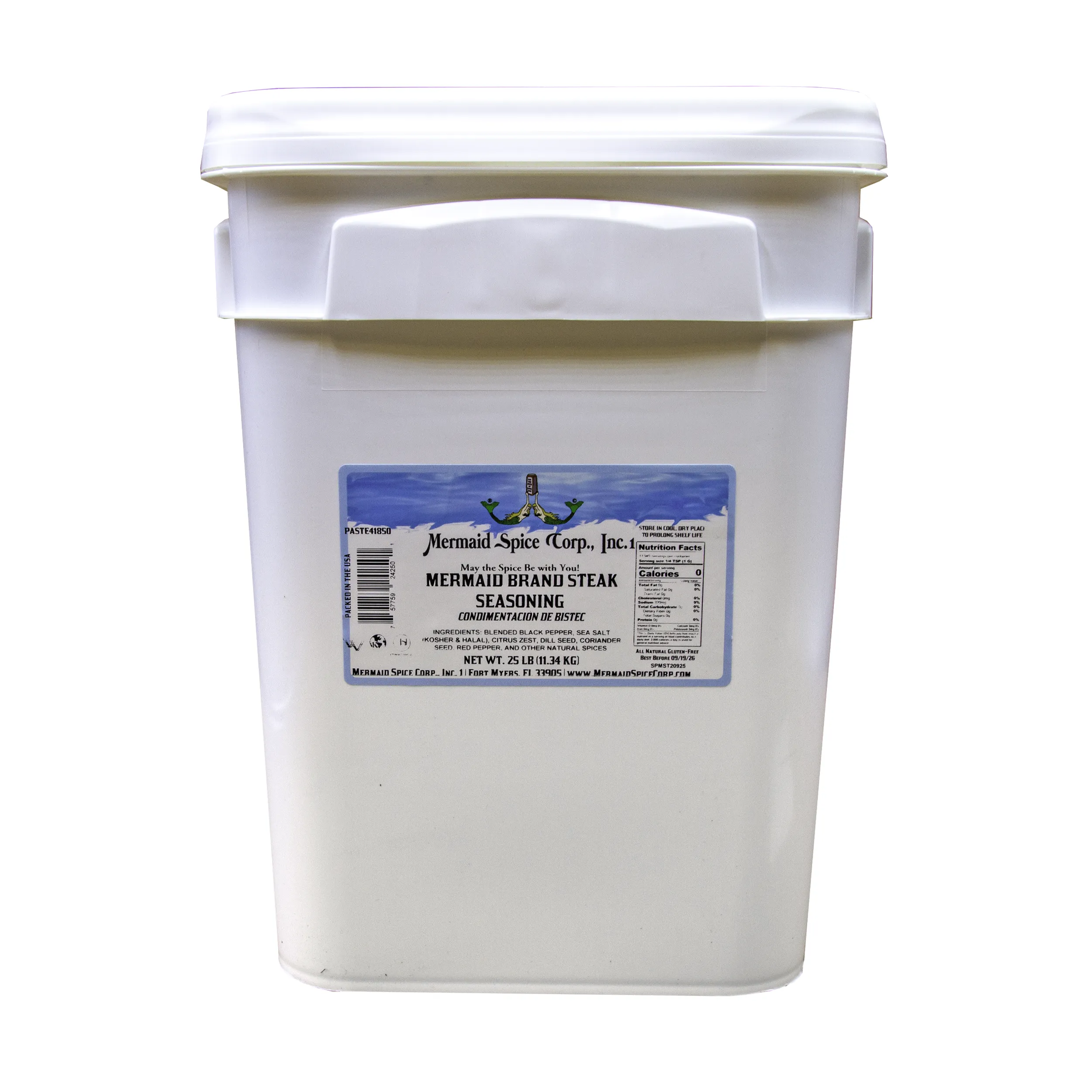 STEAK SEASONING (MERMAID) 25 LB