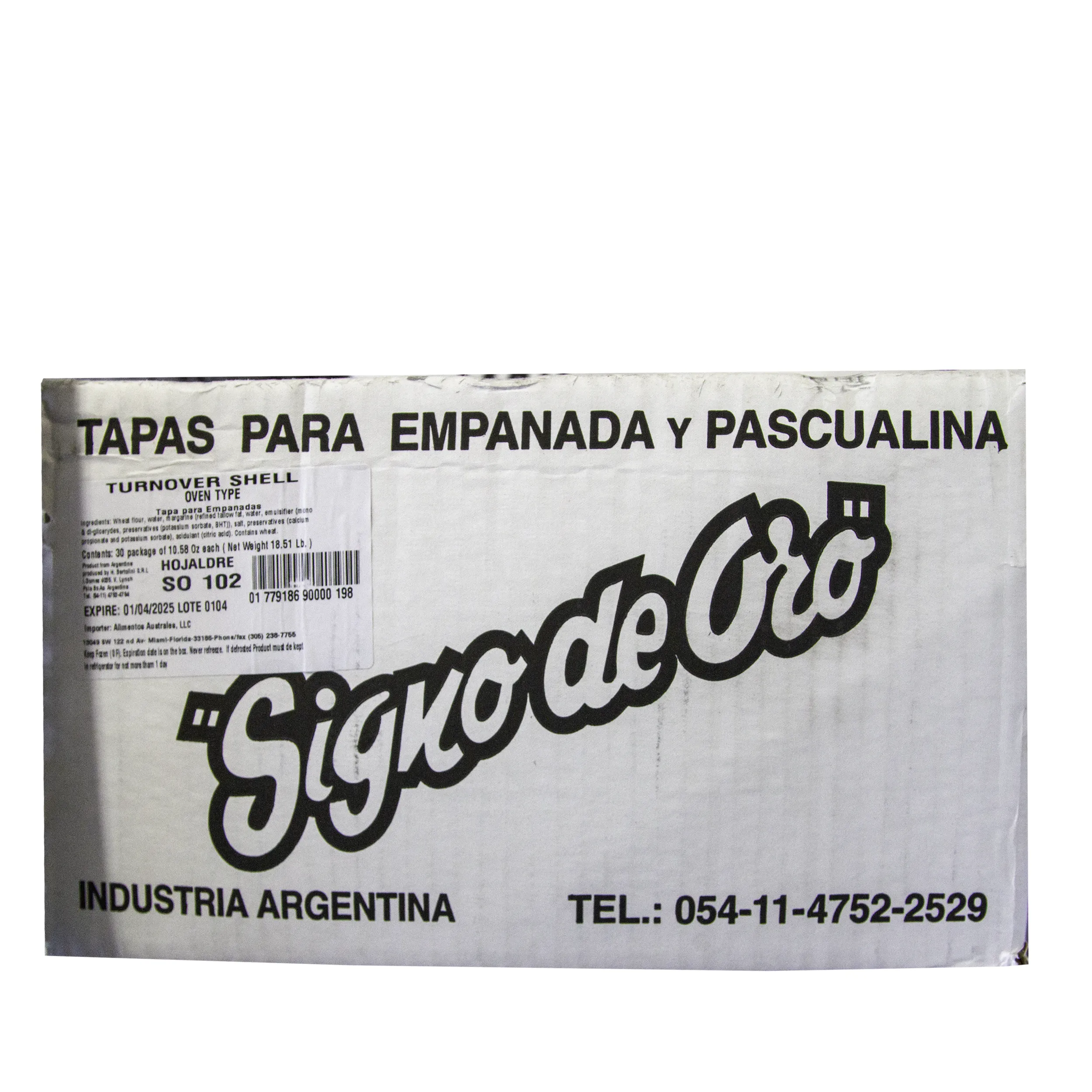 TAPAS EMPANADA GOLDEN SEAL..30X10.58 OZ