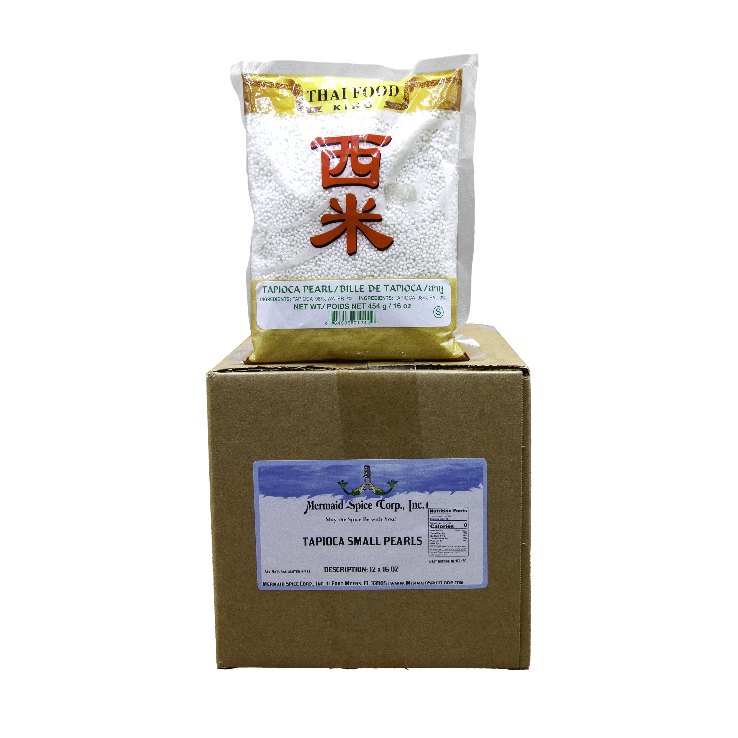 TAPIOCA SMALL PEARLS (12 x 16 oz) BOX