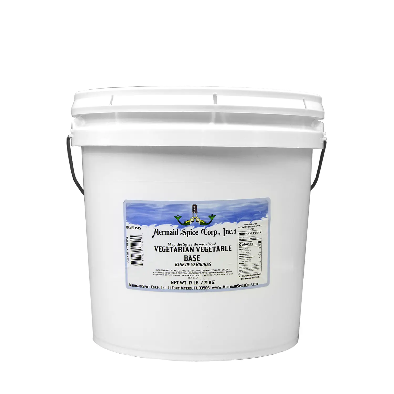 VEGETARIAN VEGETABLE BASE 17 LB
